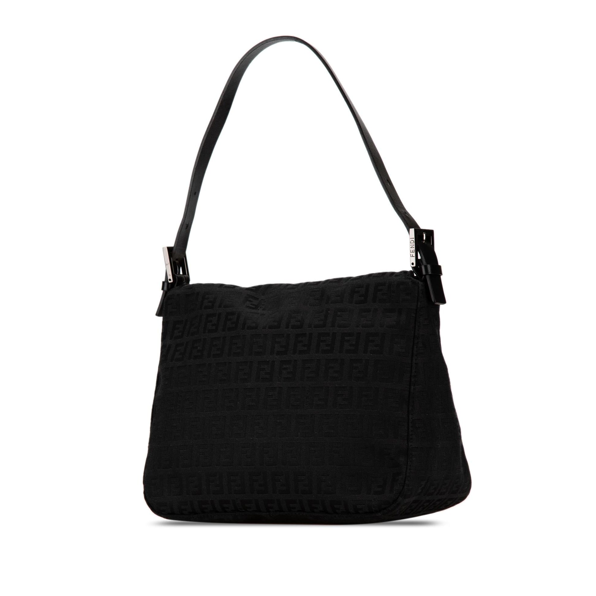Fendi Zucchino Double Mamma Shg Gmxeou Shoulder Bag Canvas Flap