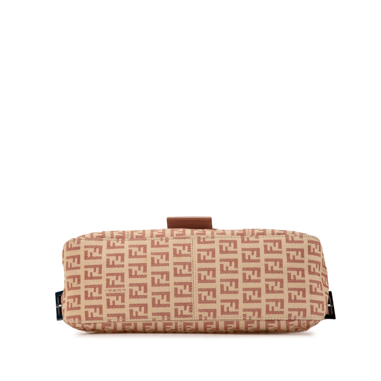 Fendi Zucchino Double Shoulder Bag Shg Lwycwh Canvas Flap