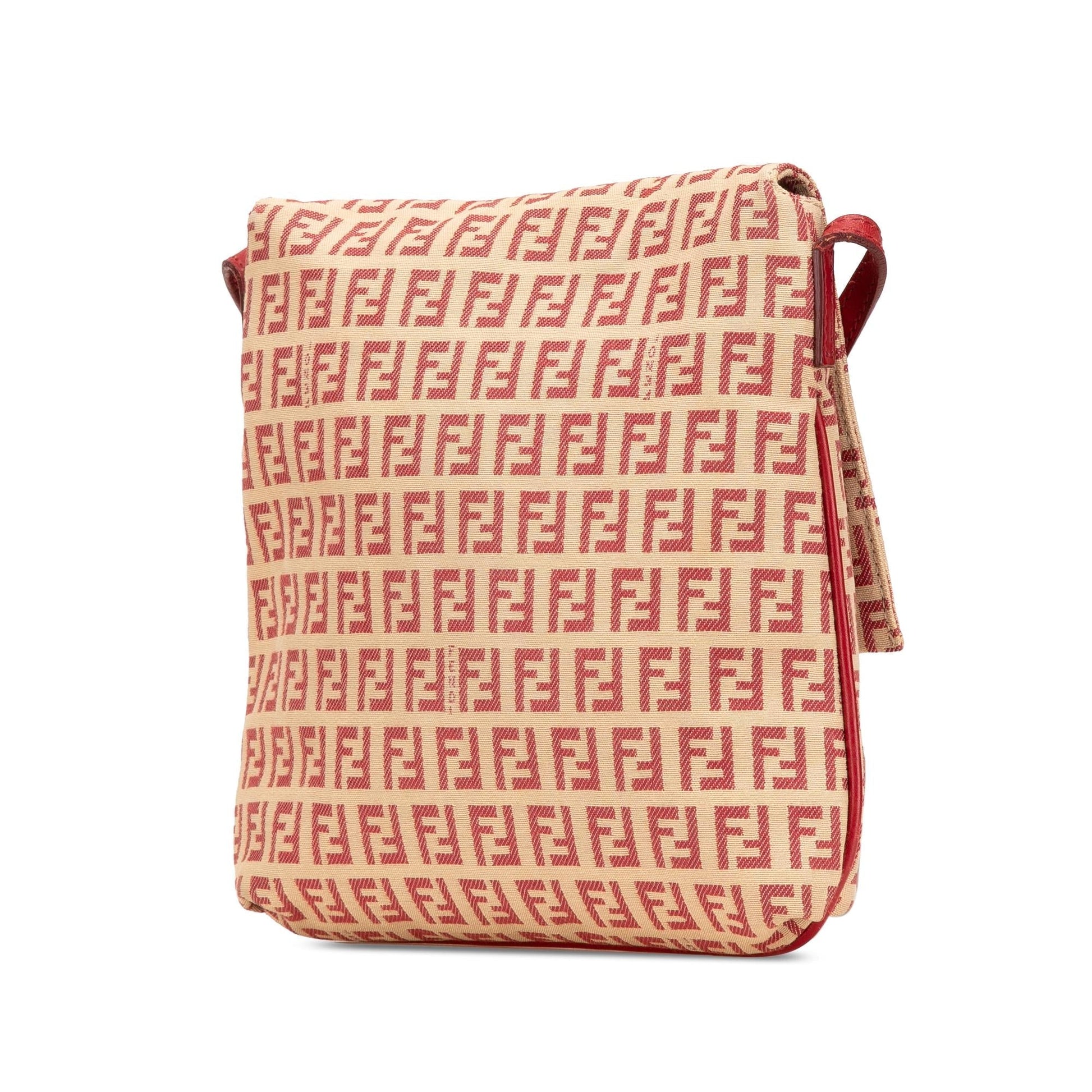 Fendi Zucchino Crossbody Canvas Flap Crossbody Bag Flap Crossbody 1