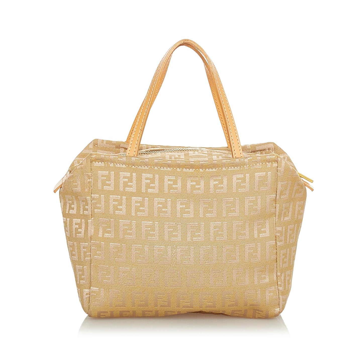 Fendi Zucchino Handbag Shg Canvas Satchel Bag Handbag Shg 24518