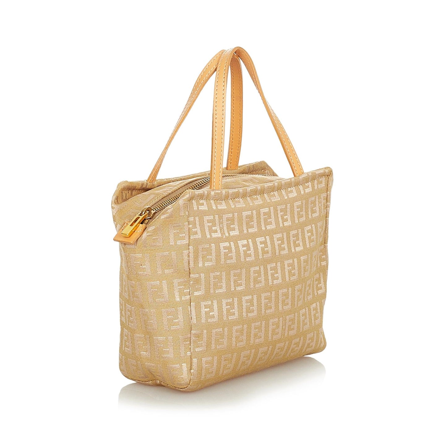Fendi Zucchino Handbag Shg Canvas Satchel Bag Handbag Shg 24518