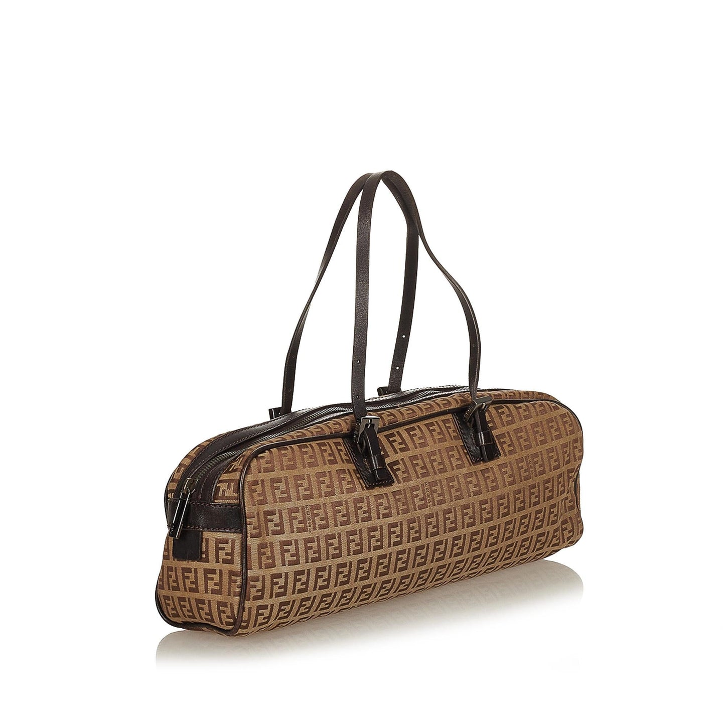 Fendi Zucchino Handbag Shg Canvas Satchel Bag Handbag Shg 26784