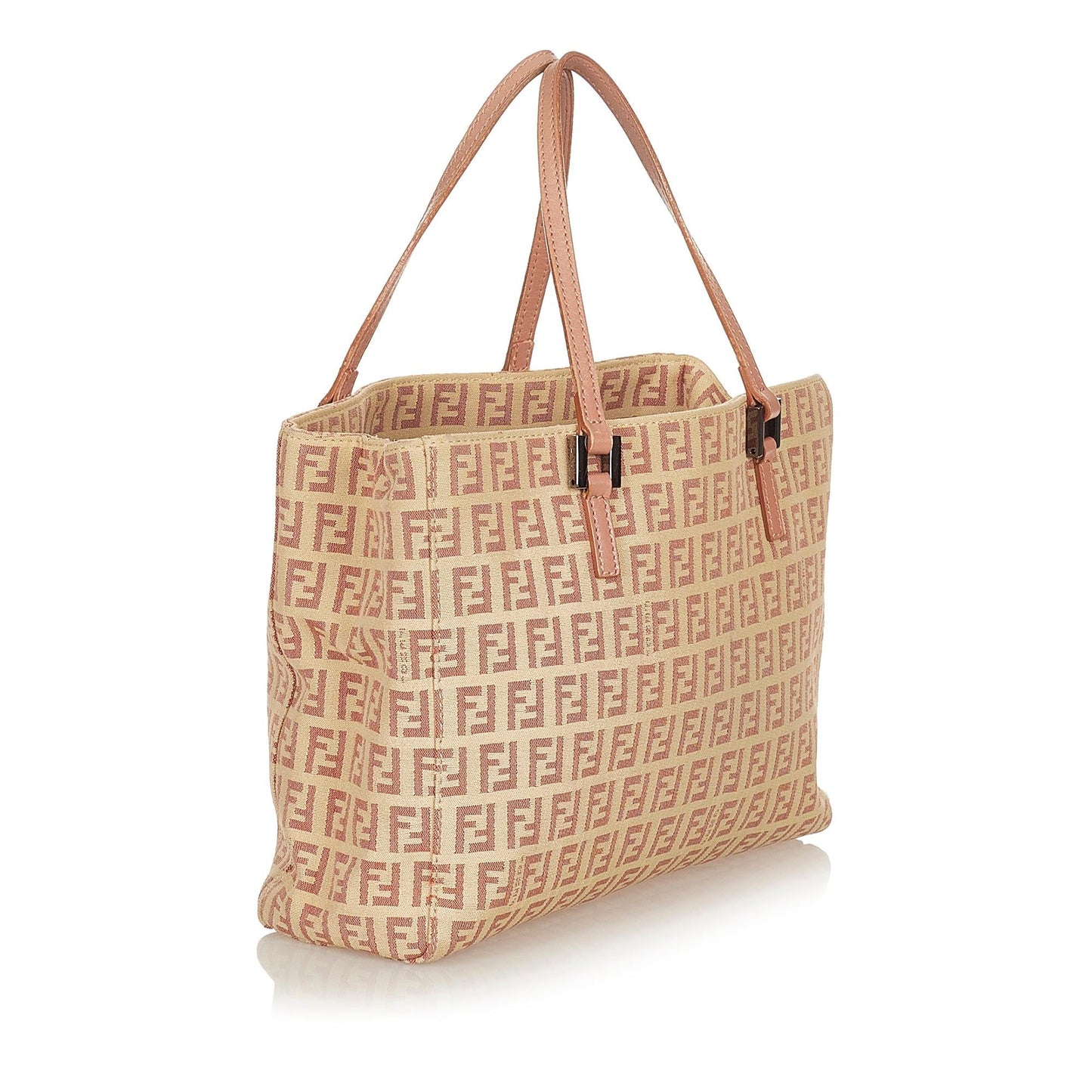 Fendi Zucchino Handbag Shg Canvas Satchel Bag Handbag Shg 26835