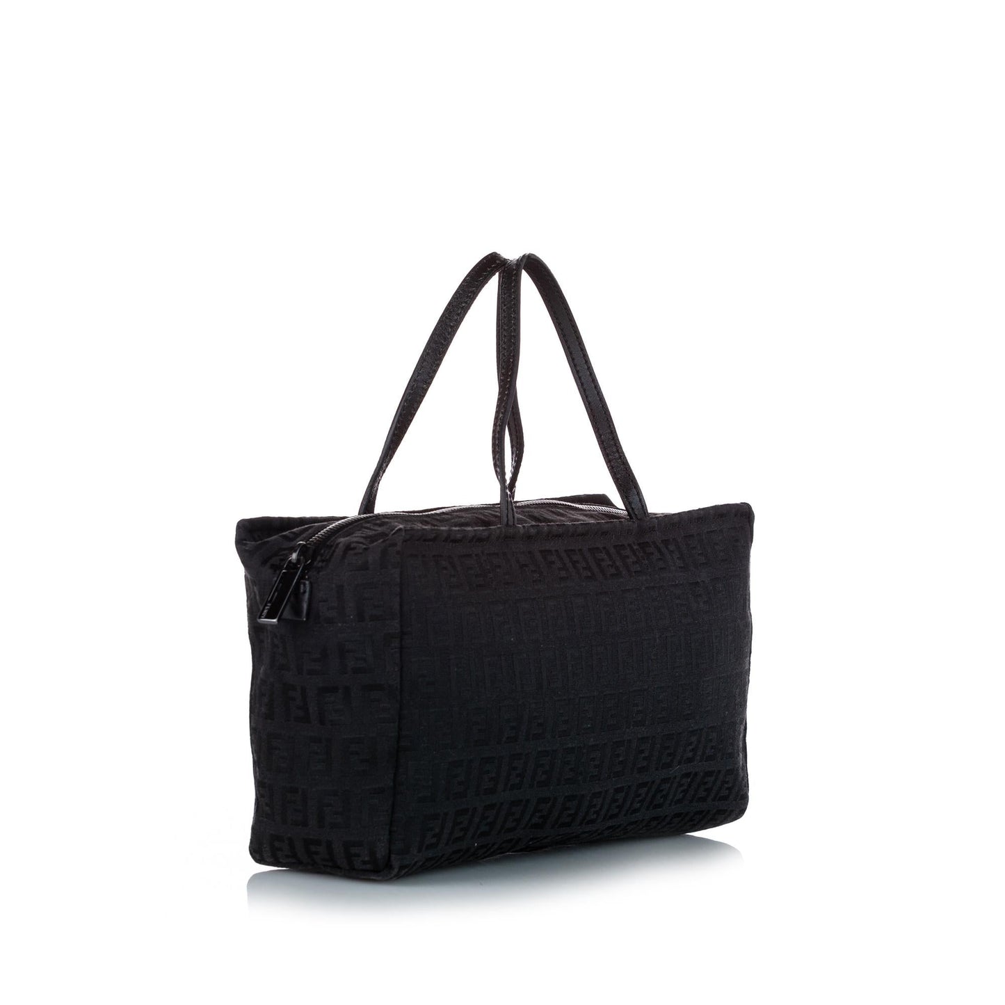 Fendi Zucchino Handbag Shg Canvas Satchel Bag Handbag Shg 32470