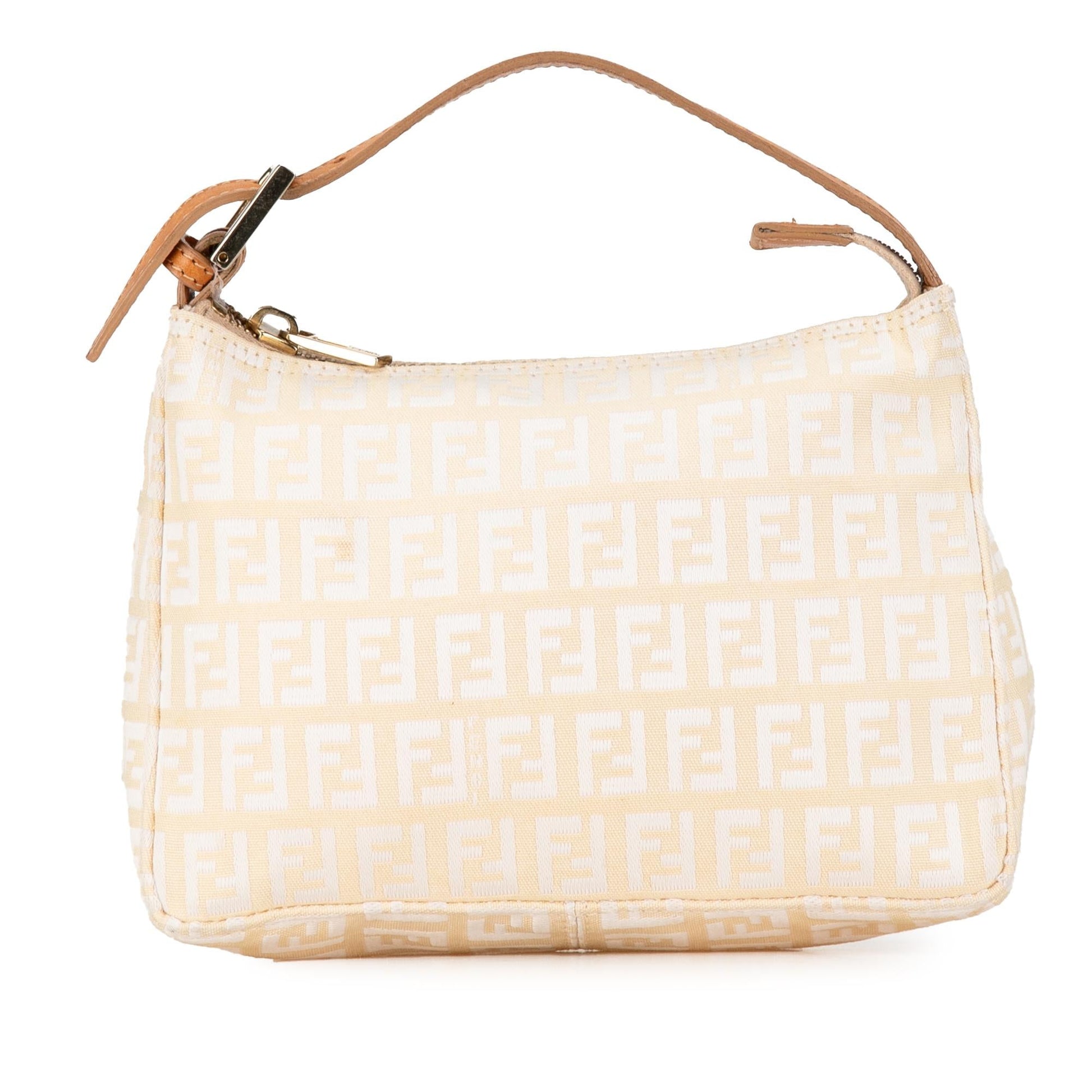 Fendi Zucchino Handbag Shg Fmfpxq Canvas Satchel Bag
