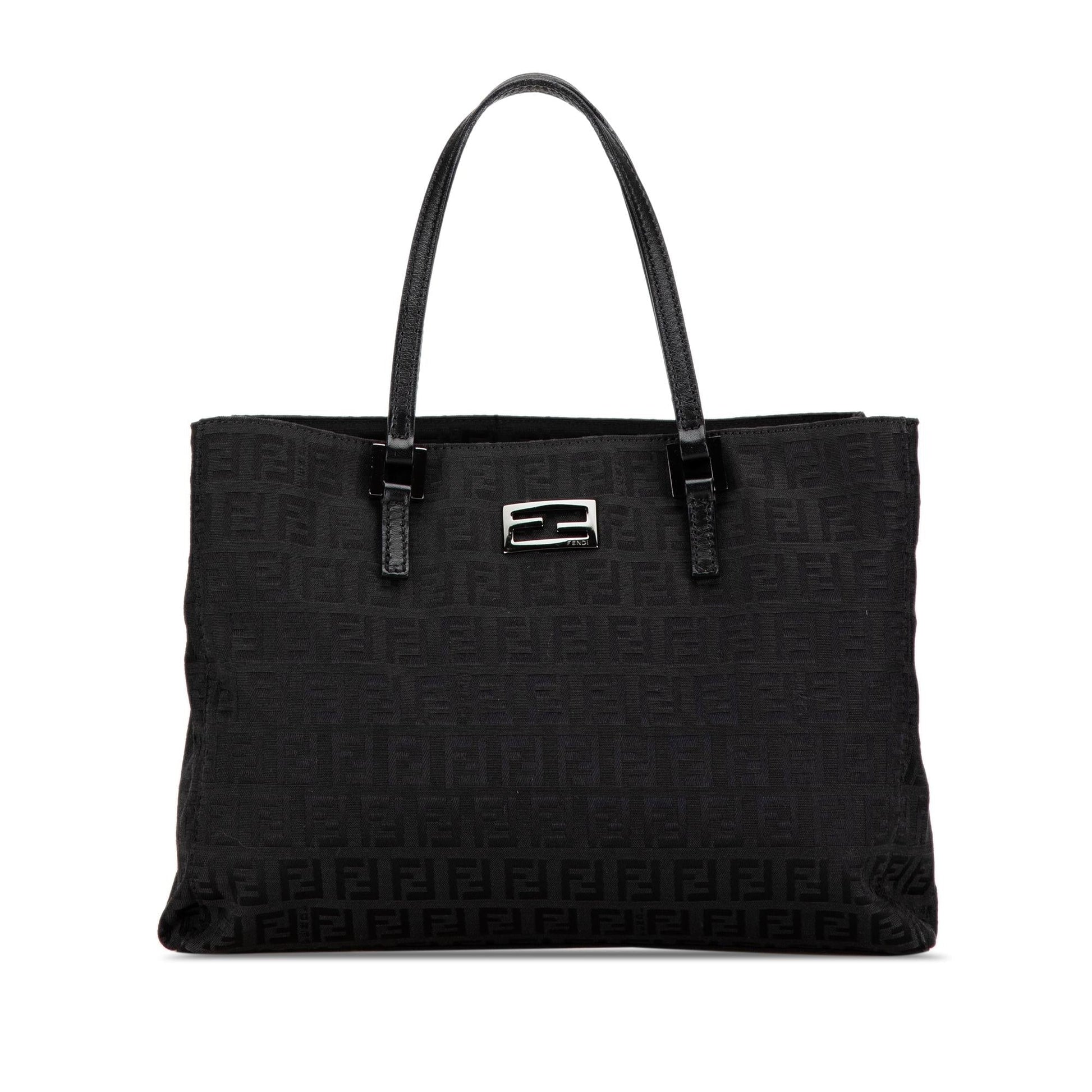 Fendi Zucchino Handbag Shg Ol7Yob Canvas Satchel Bag