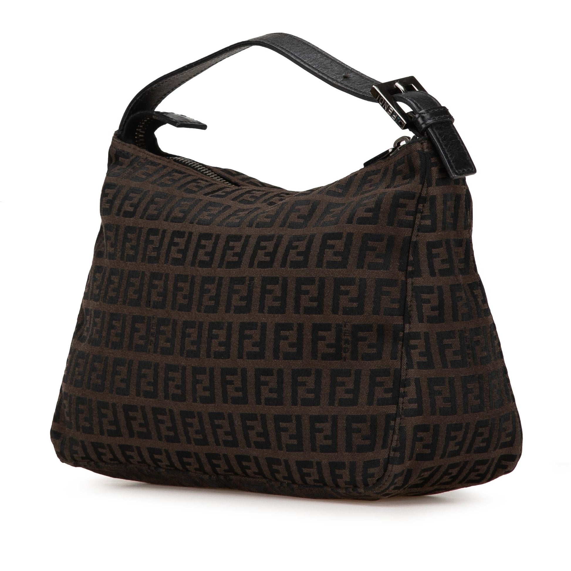 Fendi Zucchino Handbag Canvas Satchel Bag Canvas Handbag 1