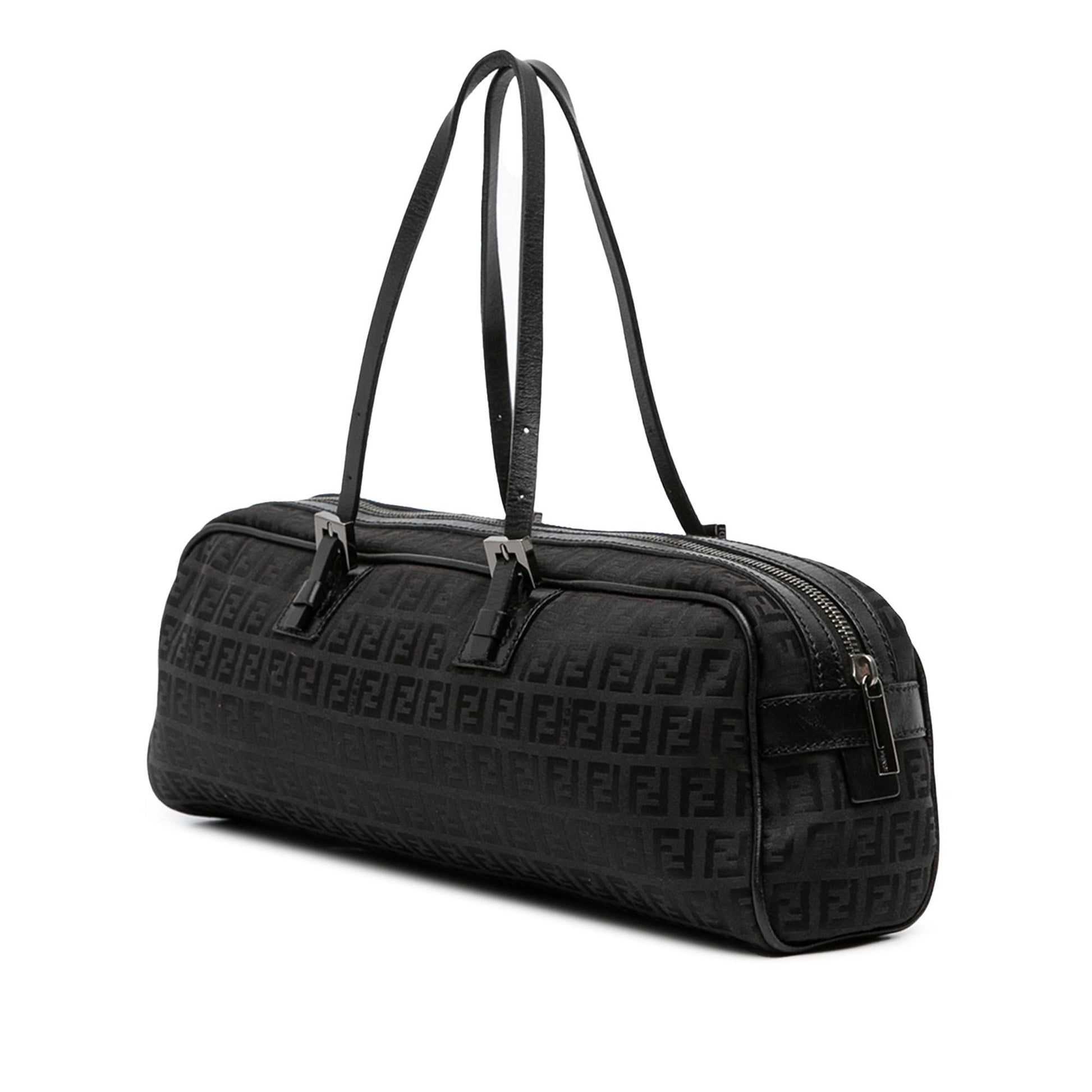 Fendi Zucchino Handbag Canvas Satchel Bag Canvas Handbag 4