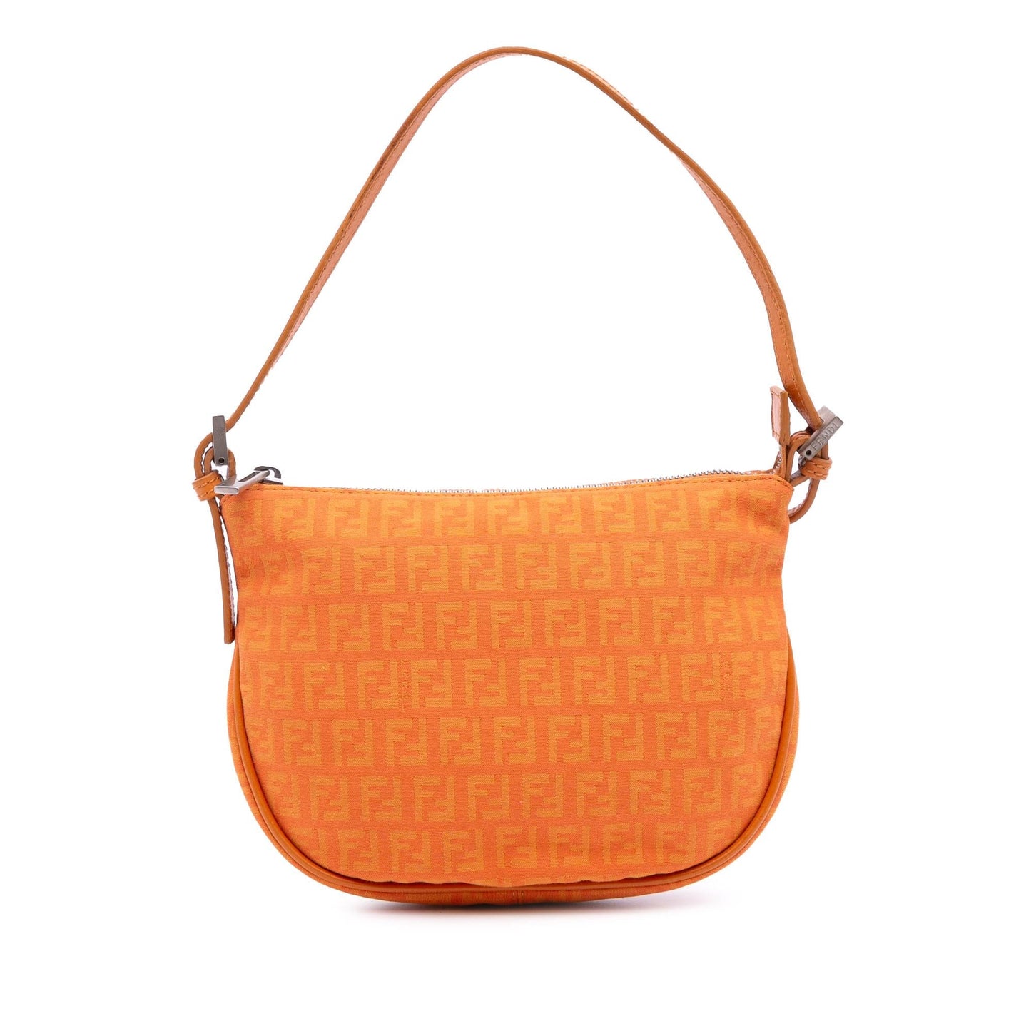 Fendi Zucchino Hobo Canvas Shoulder Bag