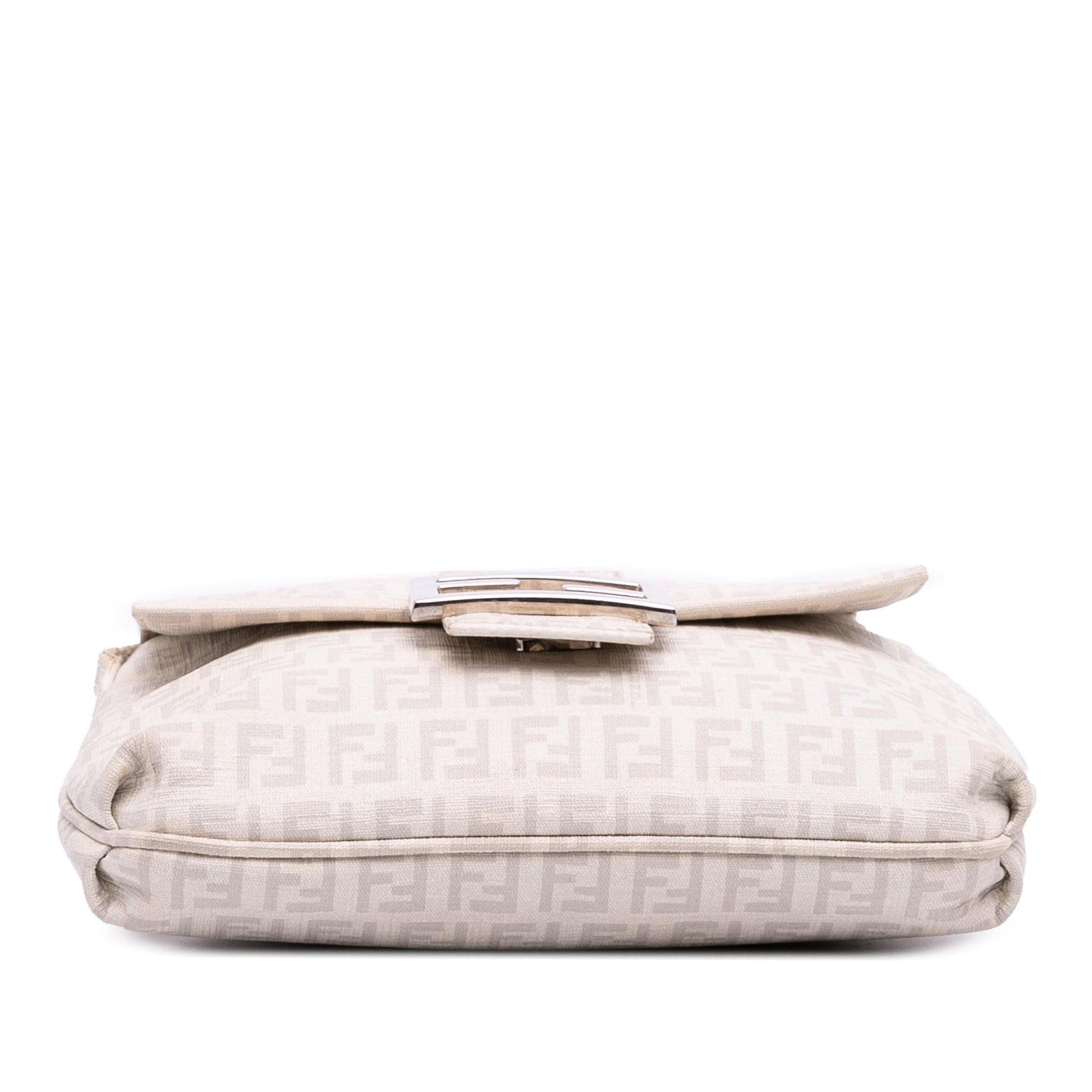 Fendi Zucchino Mama Forever Crossbody Canvas Crossbody Bag