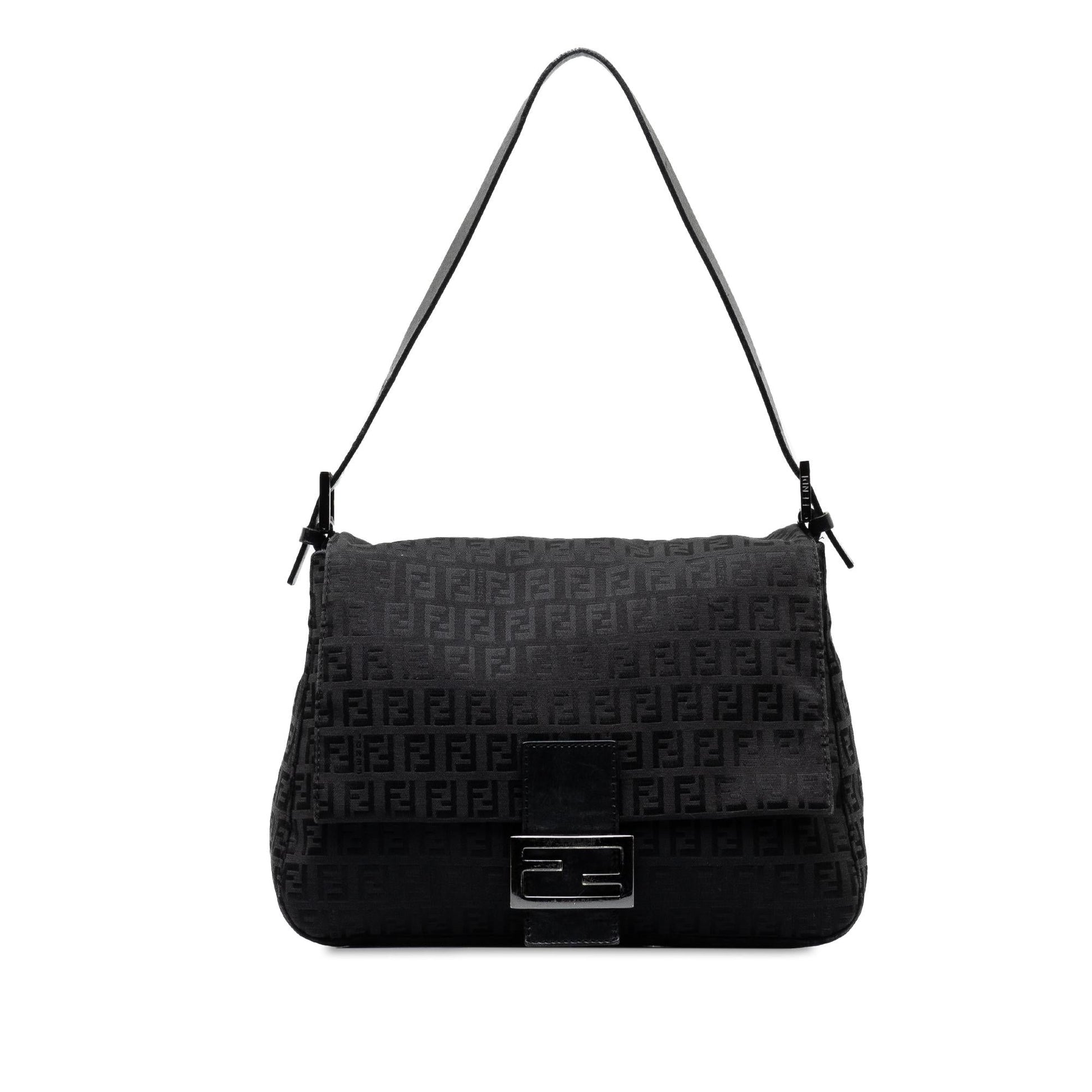 Fendi Zucchino Mamma Forever Shg Pkuino Shoulder Bag Canvas