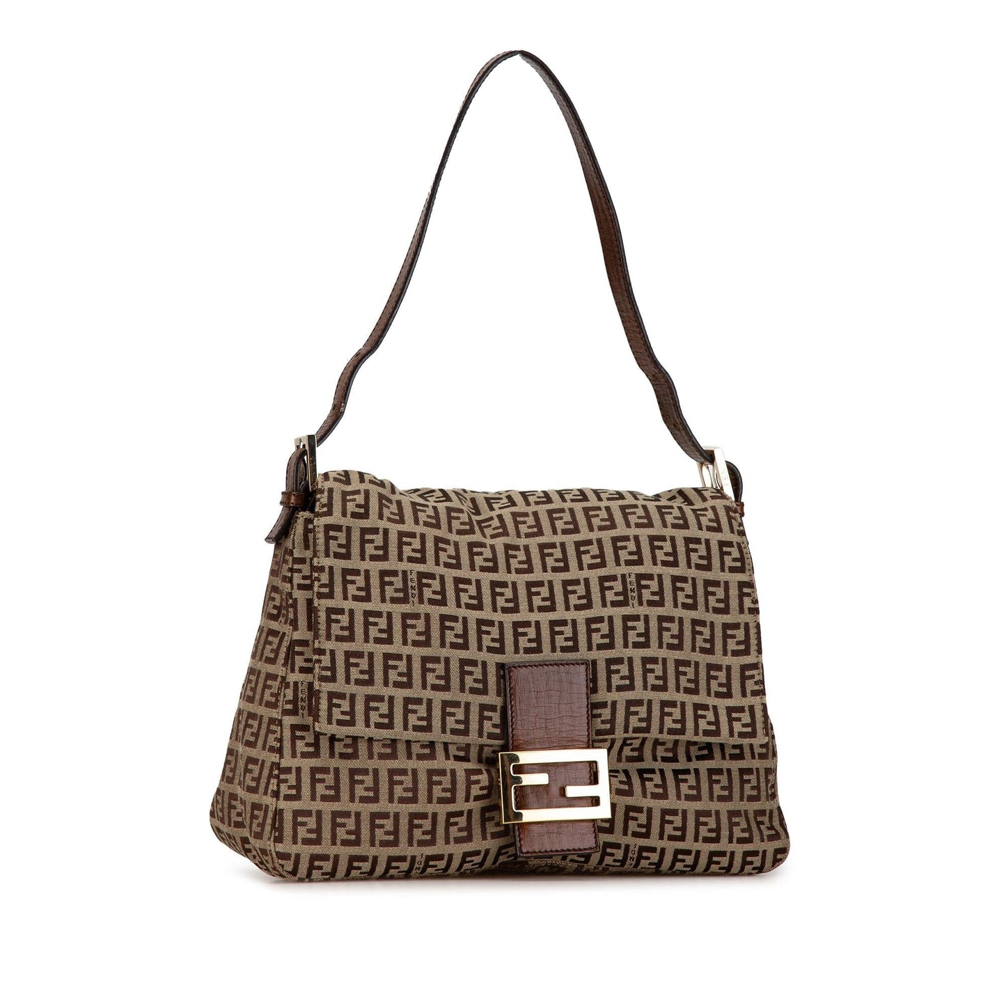 Fendi Zucchino Mamma Forever Shg Kcmfvz Shoulder Bag Canvas