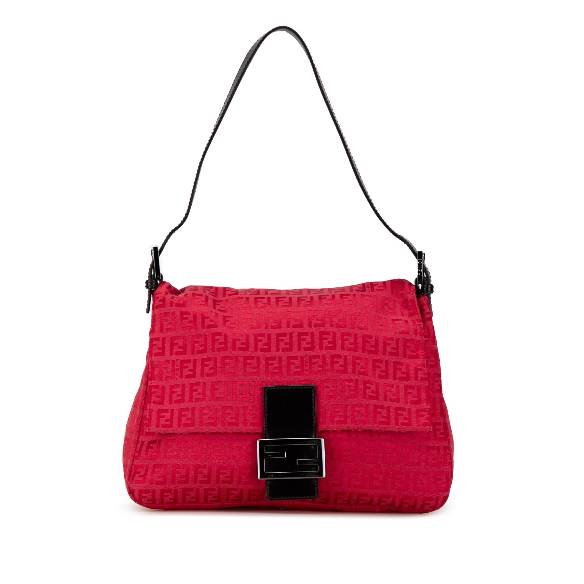 Fendi Zucchino Mamma Forever Shg 20Looo Shoulder Bag Canvas