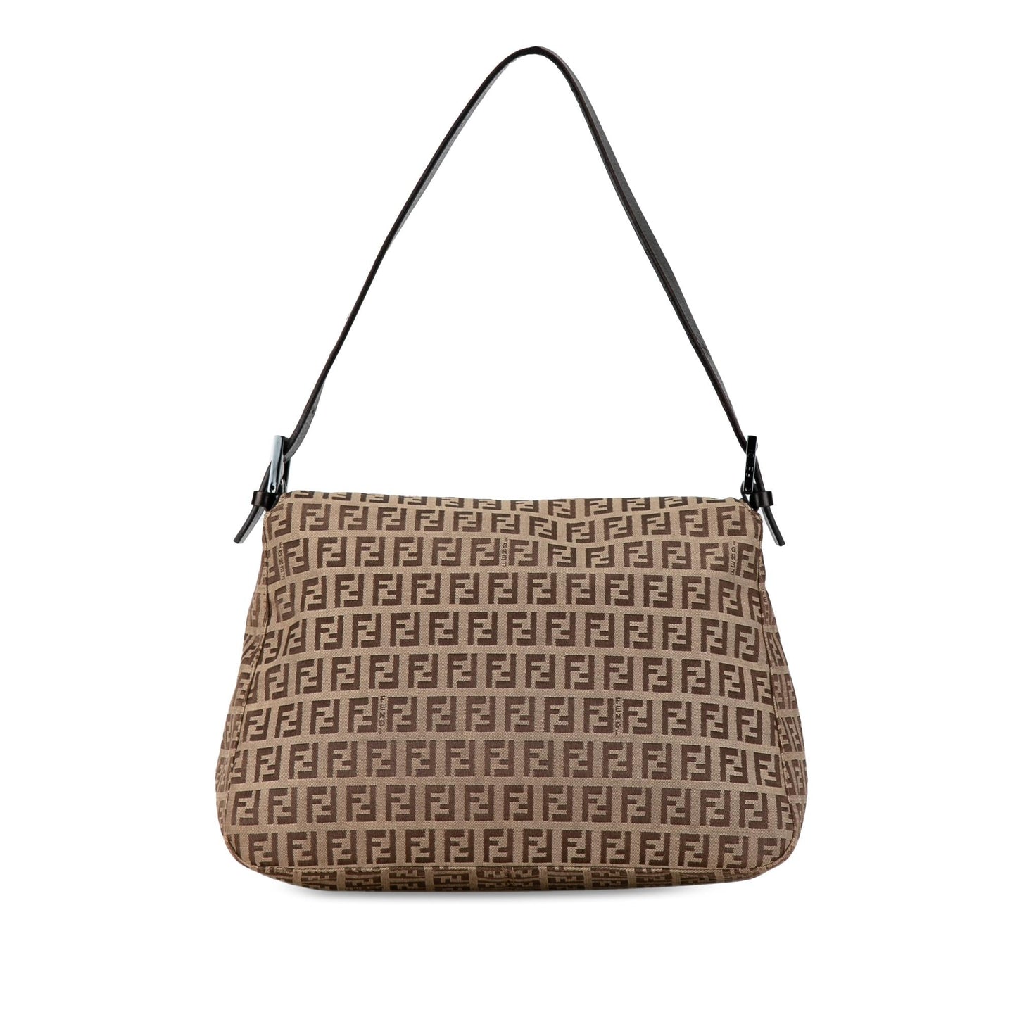 Fendi Zucchino Mamma Forever Shg Qswpsq Shoulder Bag Canvas