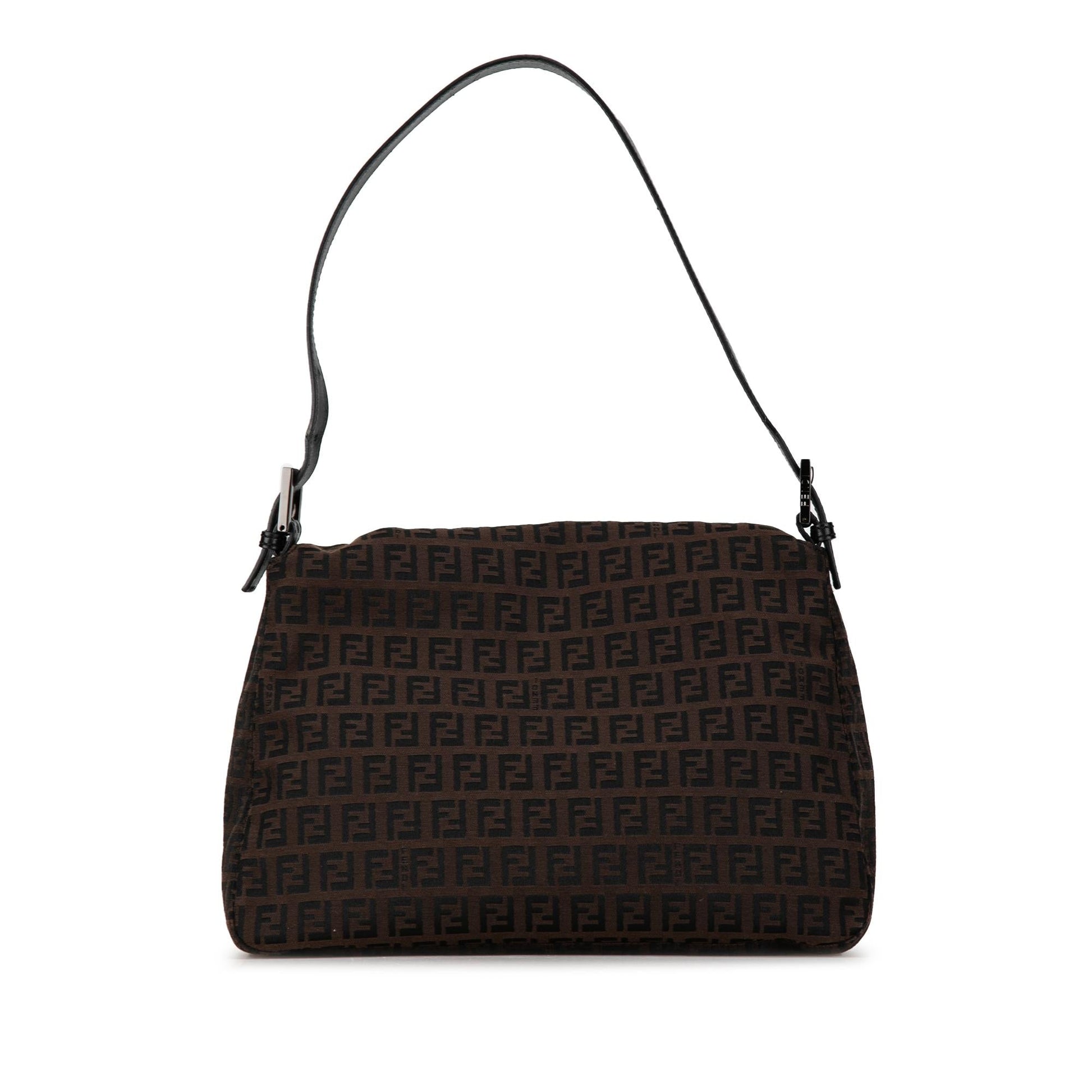 Fendi Zucchino Mamma Forever Shg Ibkjlw Shoulder Bag Canvas