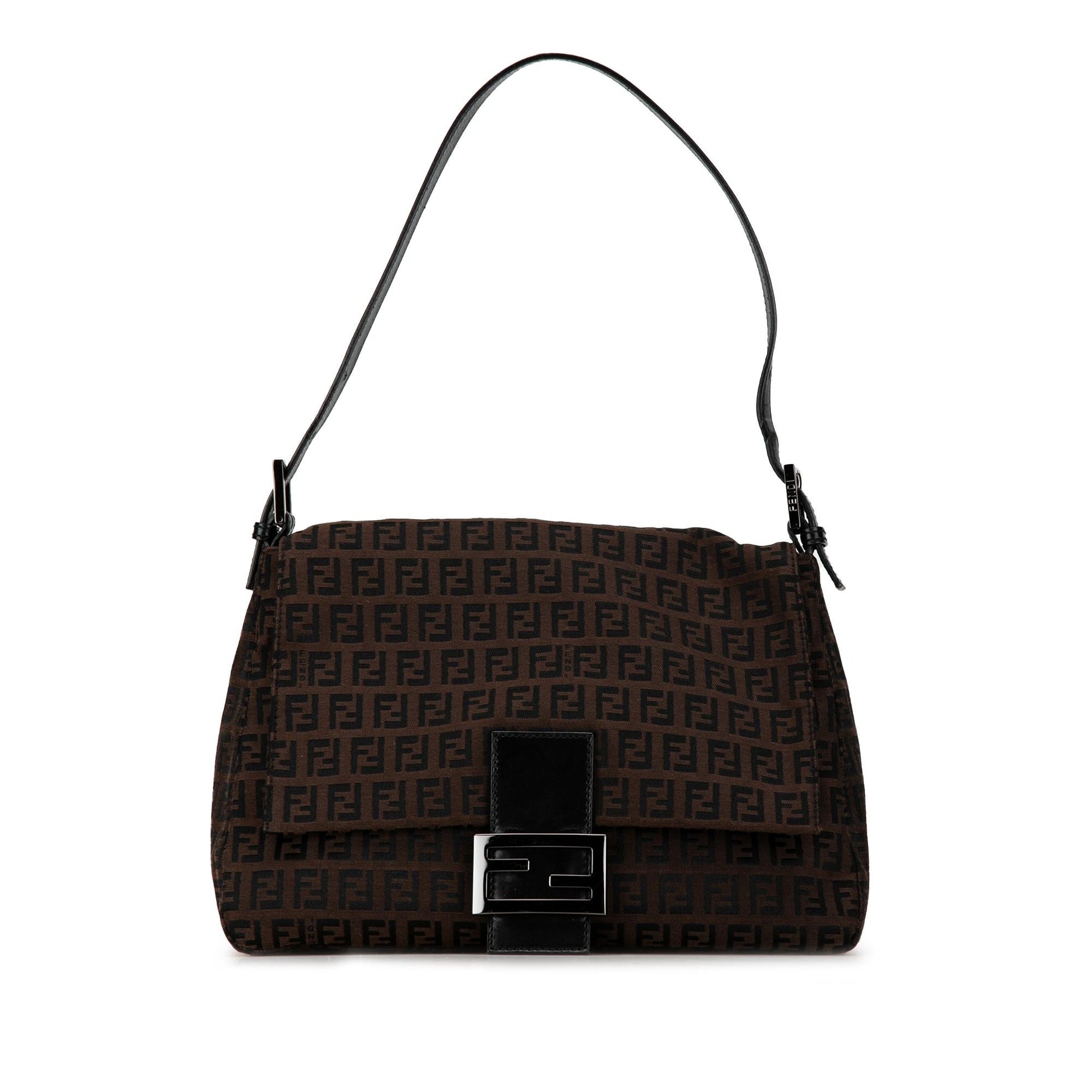 Fendi Zucchino Mamma Forever Shg Ibkjlw Shoulder Bag Canvas