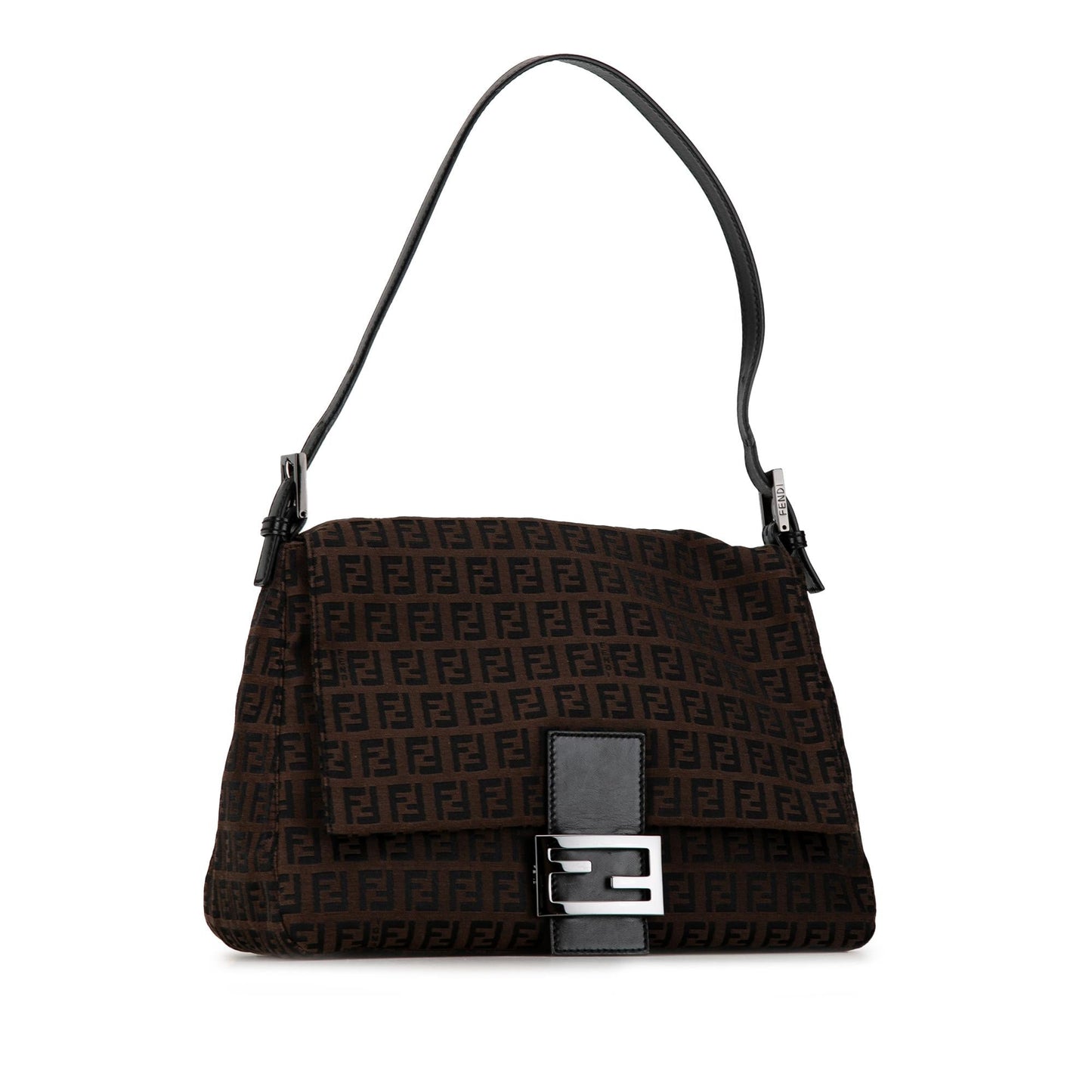 Fendi Zucchino Mamma Forever Shg Ibkjlw Shoulder Bag Canvas