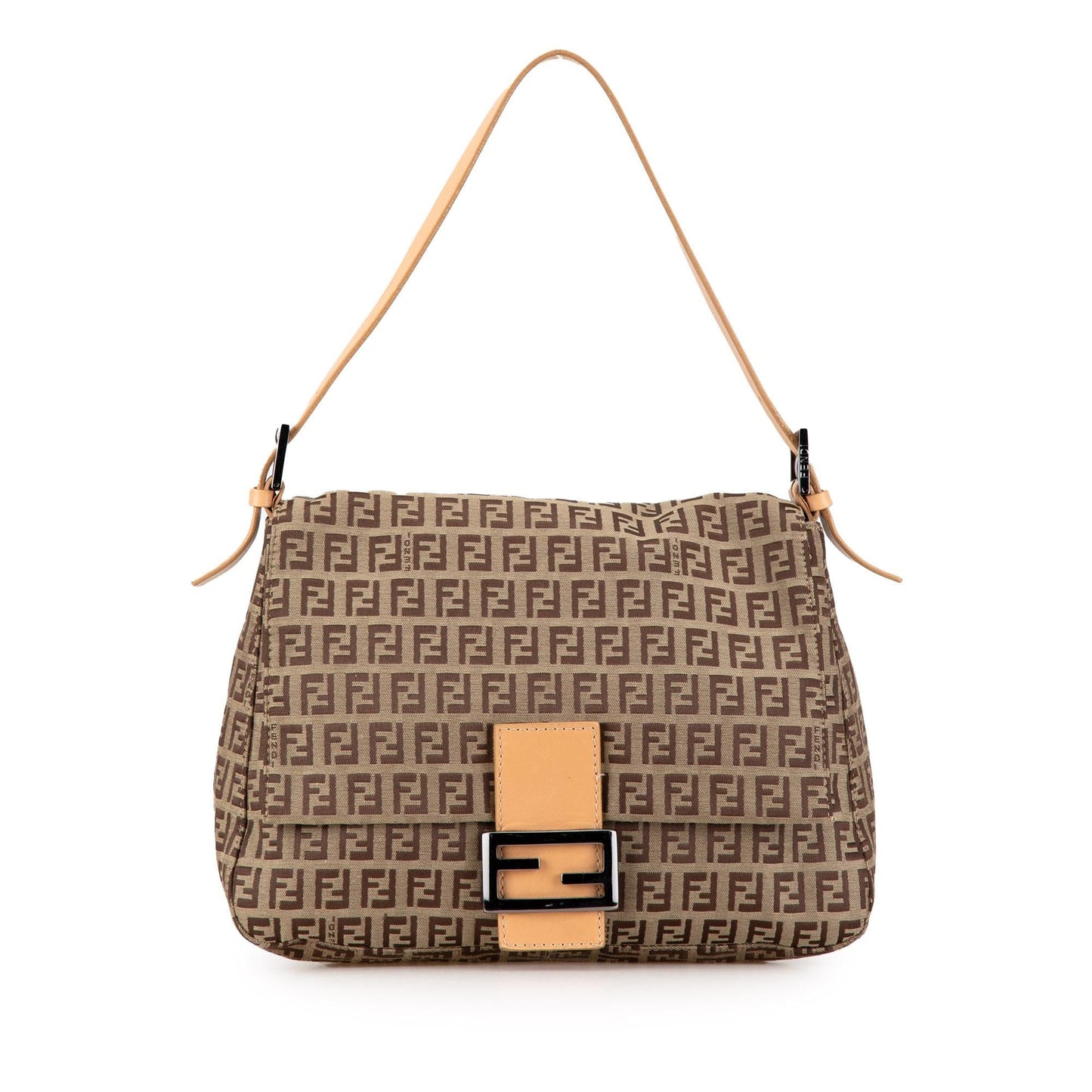 Fendi Zucchino Mamma Forever Shg Aunye5 Shoulder Bag Canvas