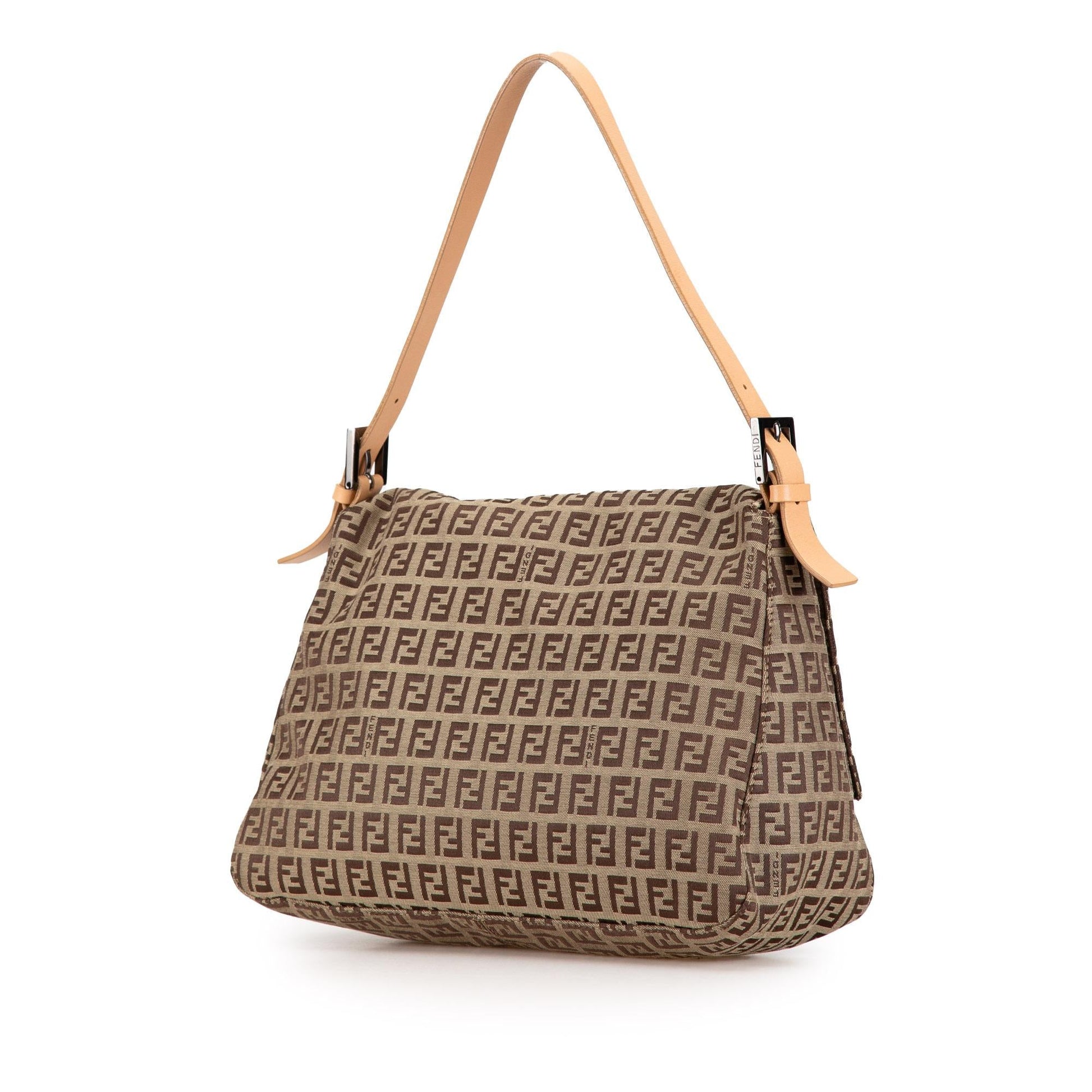 Fendi Zucchino Mamma Forever Shg Aunye5 Shoulder Bag Canvas