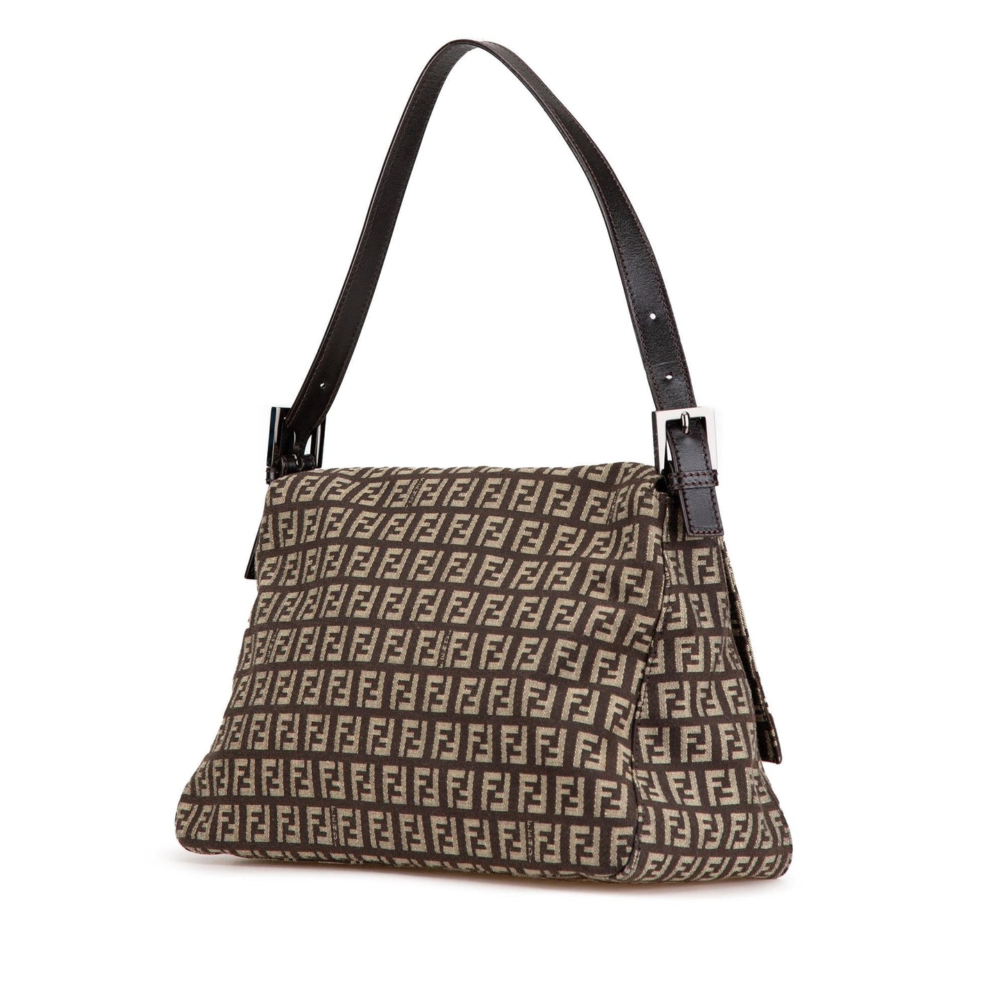 Fendi Zucchino Mamma Forever Shg U4Islv Shoulder Bag Canvas