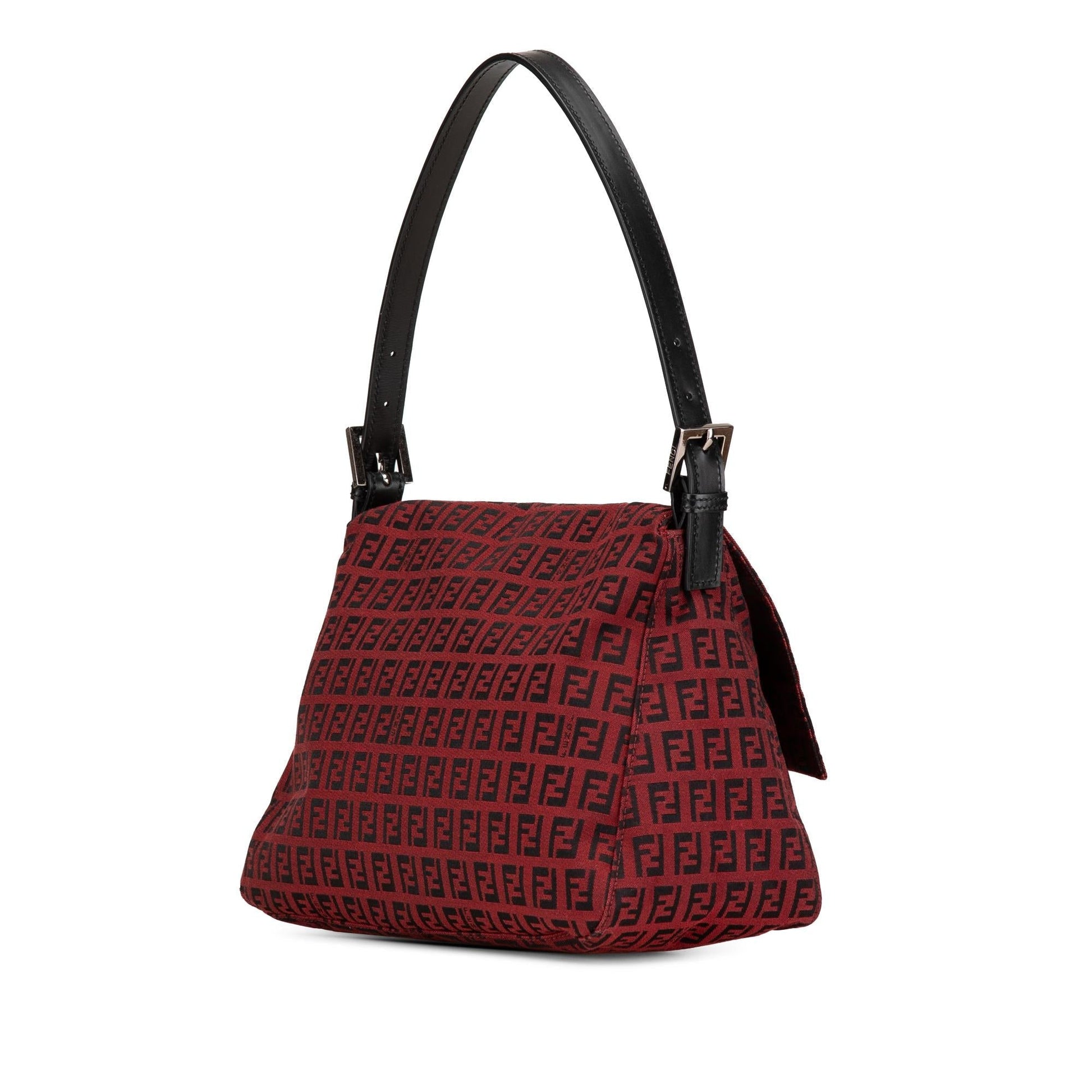 Fendi Zucchino Mamma Forever Shoulder Bag Canvas Canvas Mamma Forever