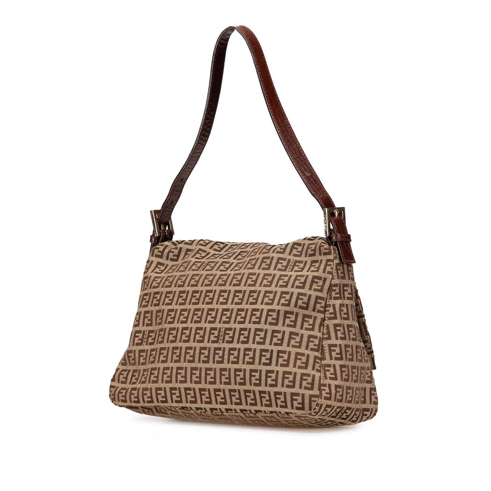 Fendi Zucchino Mamma Forever Shoulder Bag Canvas Mamma Forever 2