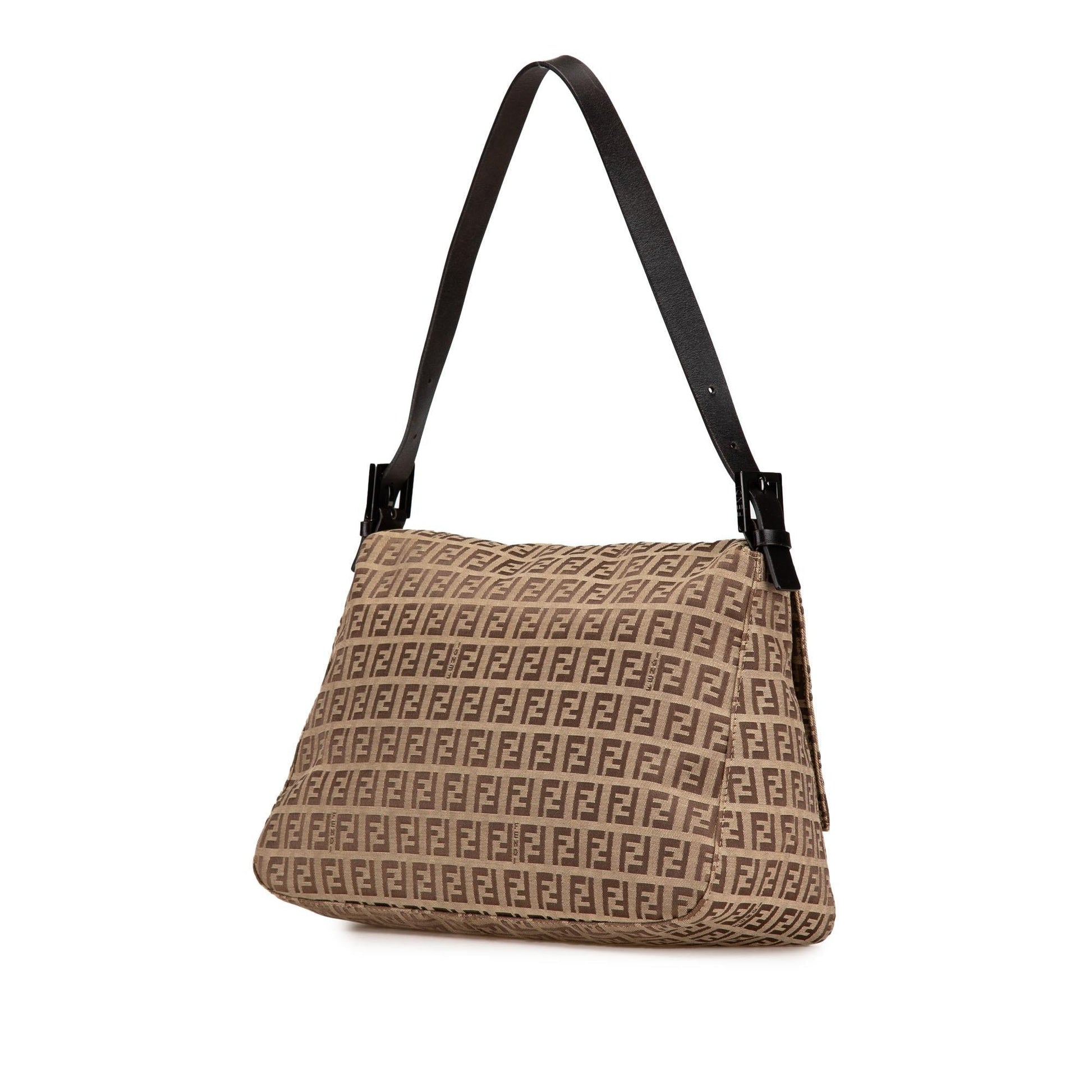 Fendi Zucchino Mamma Forever Shoulder Bag Canvas Mamma Forever 4