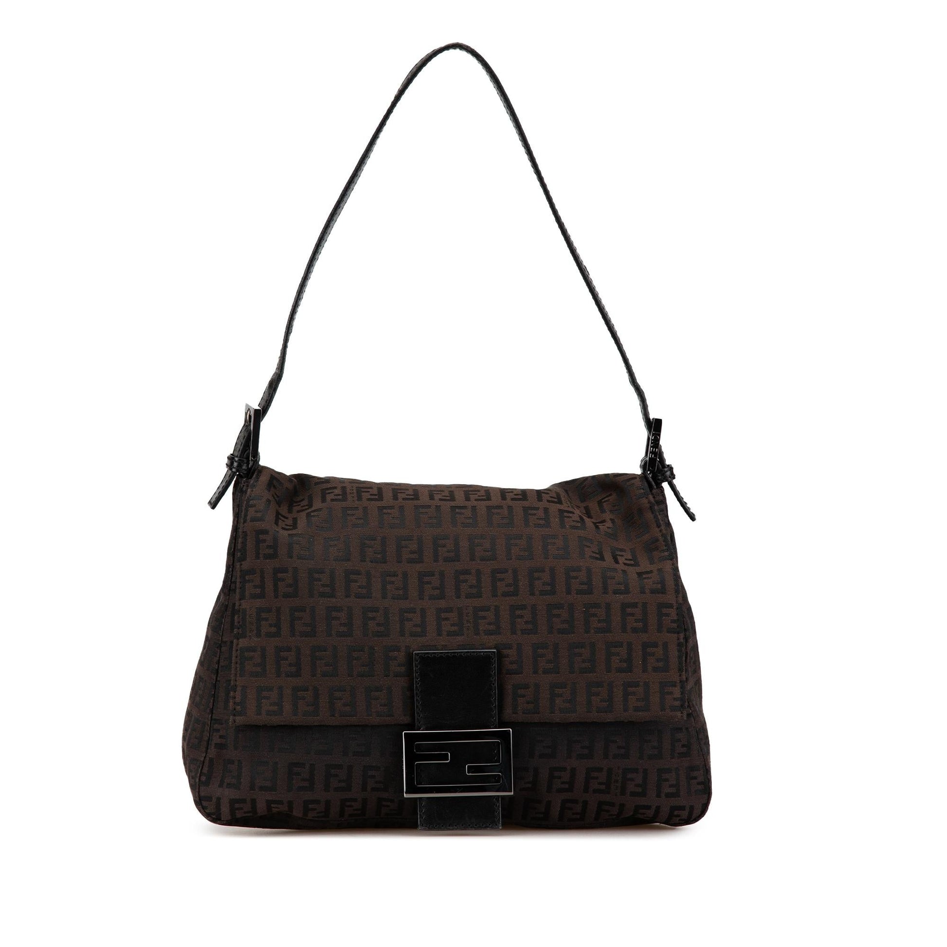 Fendi Zucchino Mamma Forever Shoulder Bag Canvas Mamma Forever 5