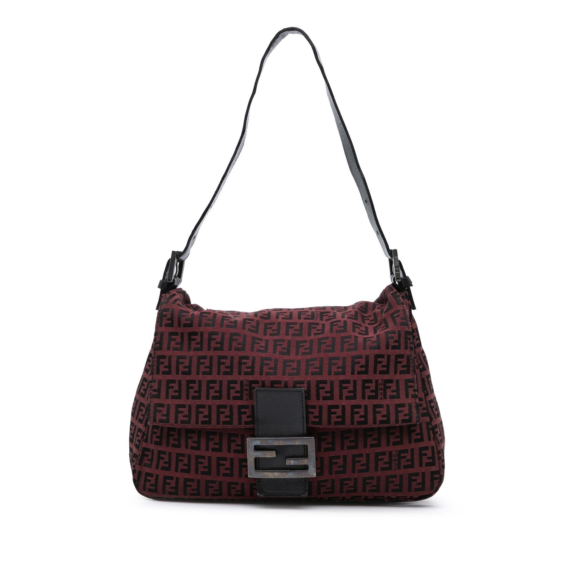 Fendi Zucchino Mamma Forever Shoulder Bag Canvas Mamma Forever 8