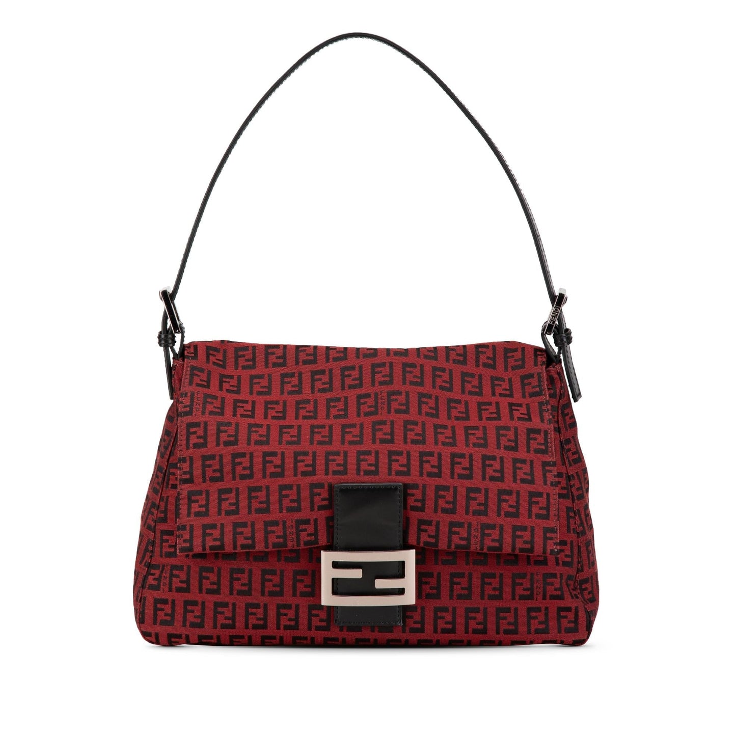 Fendi Zucchino Mamma Forever Shoulder Bag Canvas Mamma Forever 13