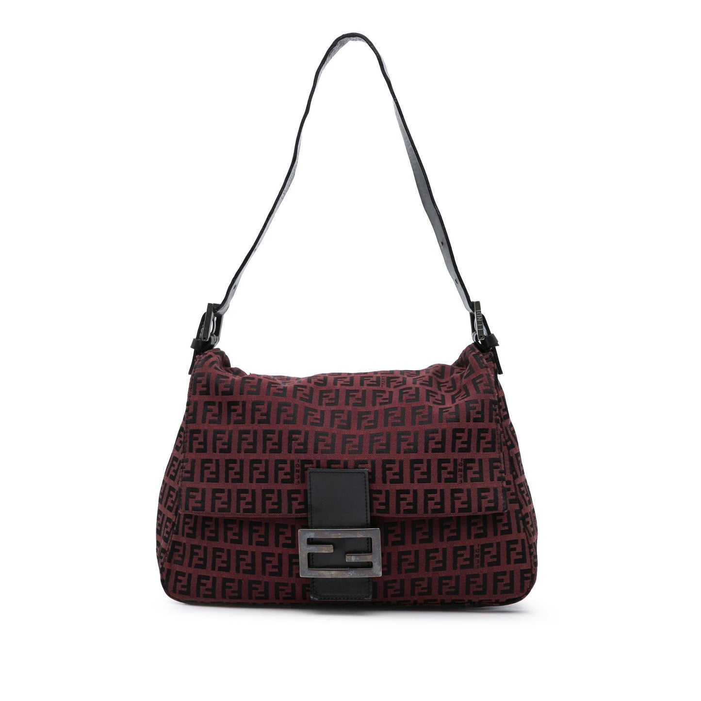 Fendi Zucchino Mamma Forever Shoulder Bag Canvas Mamma Forever 14