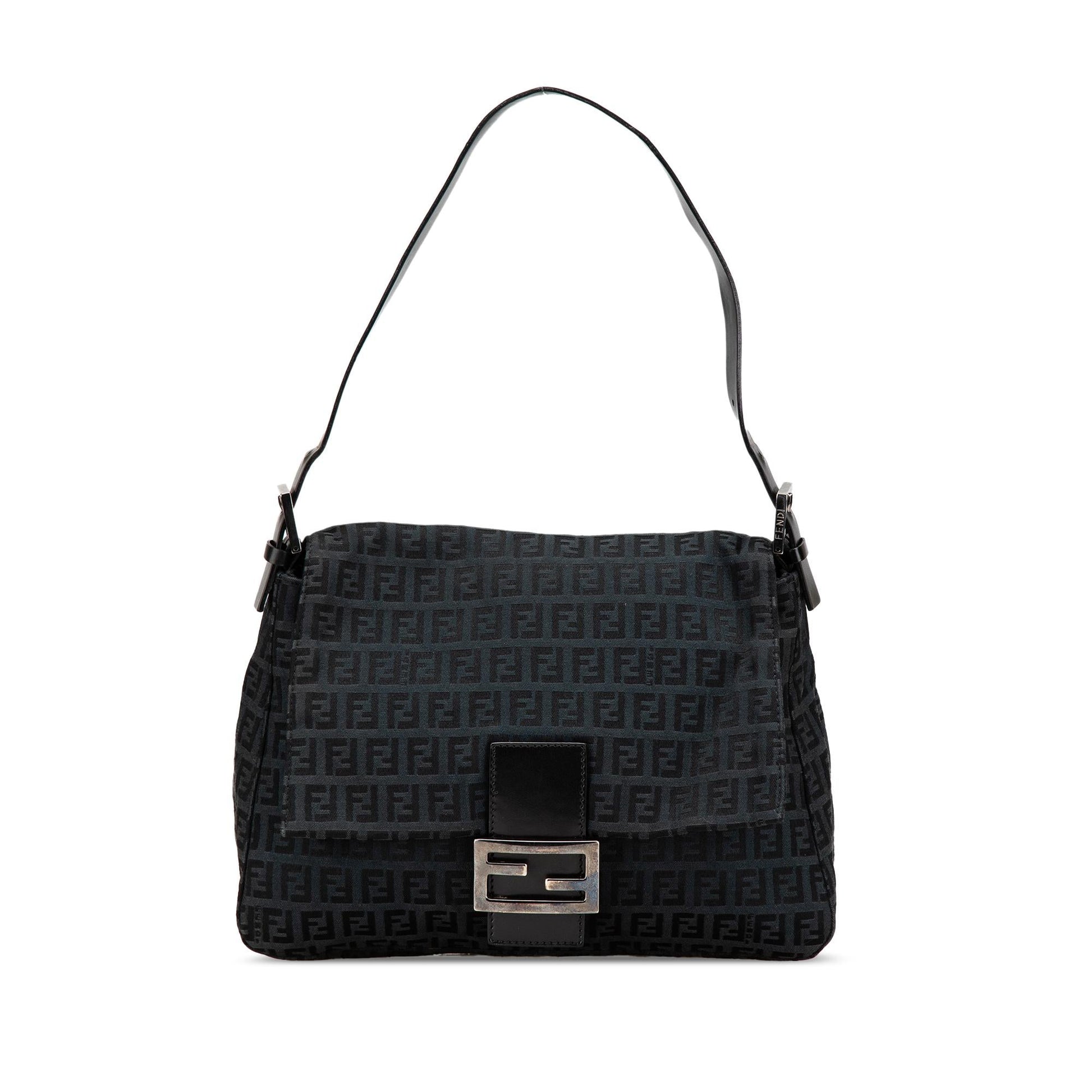 Fendi Zucchino Mamma Forever Shoulder Bag Canvas Mamma Forever 15