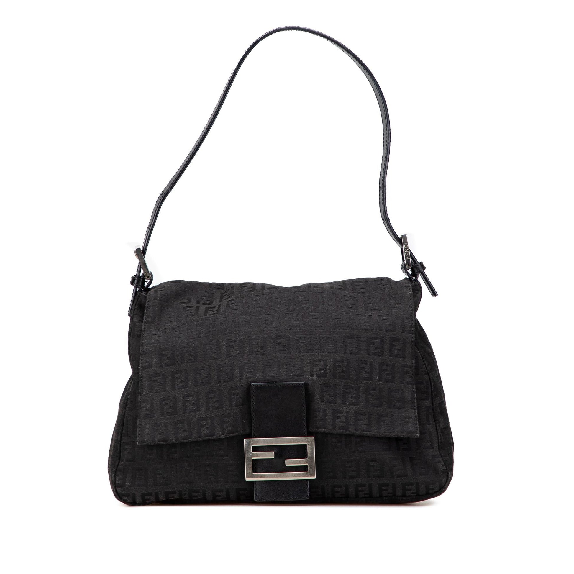 Fendi Zucchino Mamma Forever Shoulder Bag Canvas Mamma Forever 16