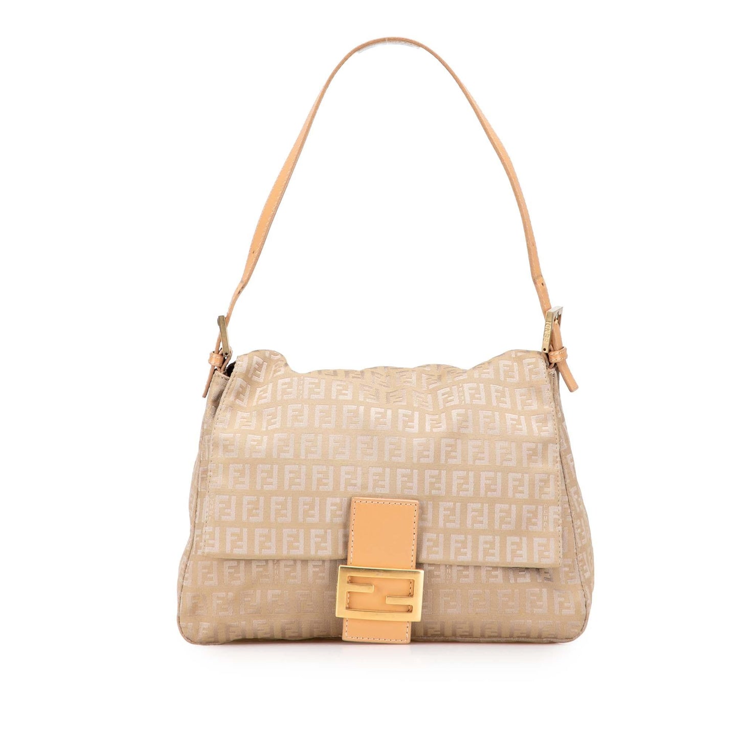 Fendi Zucchino Mamma Forever Shoulder Bag Canvas Mamma Forever 17