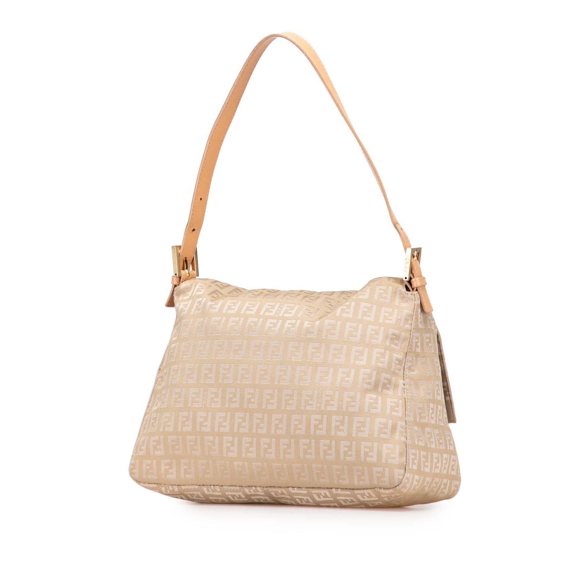 Fendi Zucchino Mamma Forever Shoulder Bag Canvas Mamma Forever 17