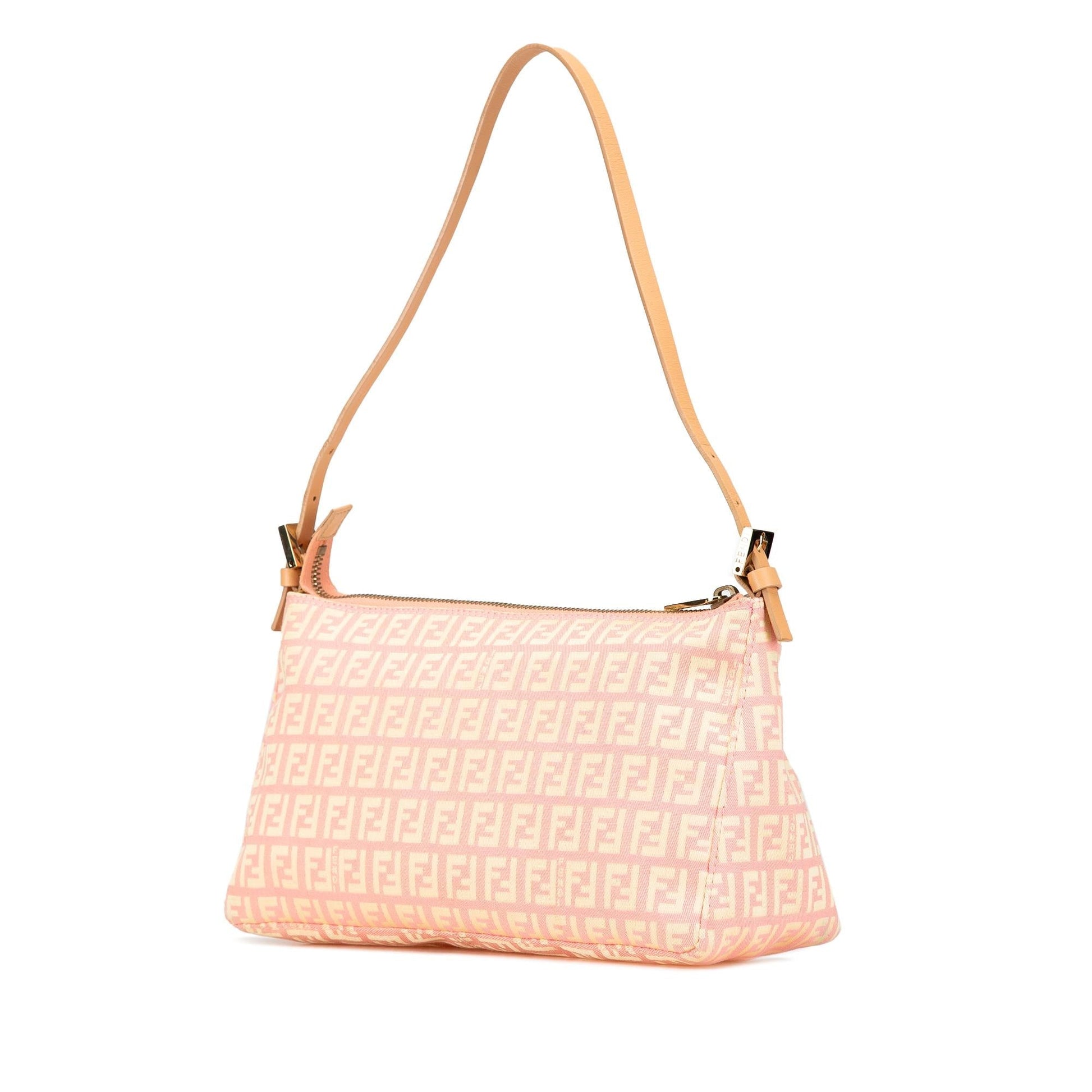 Fendi Zucchino Pochette Shg Gpcocy Shoulder Bag Canvas