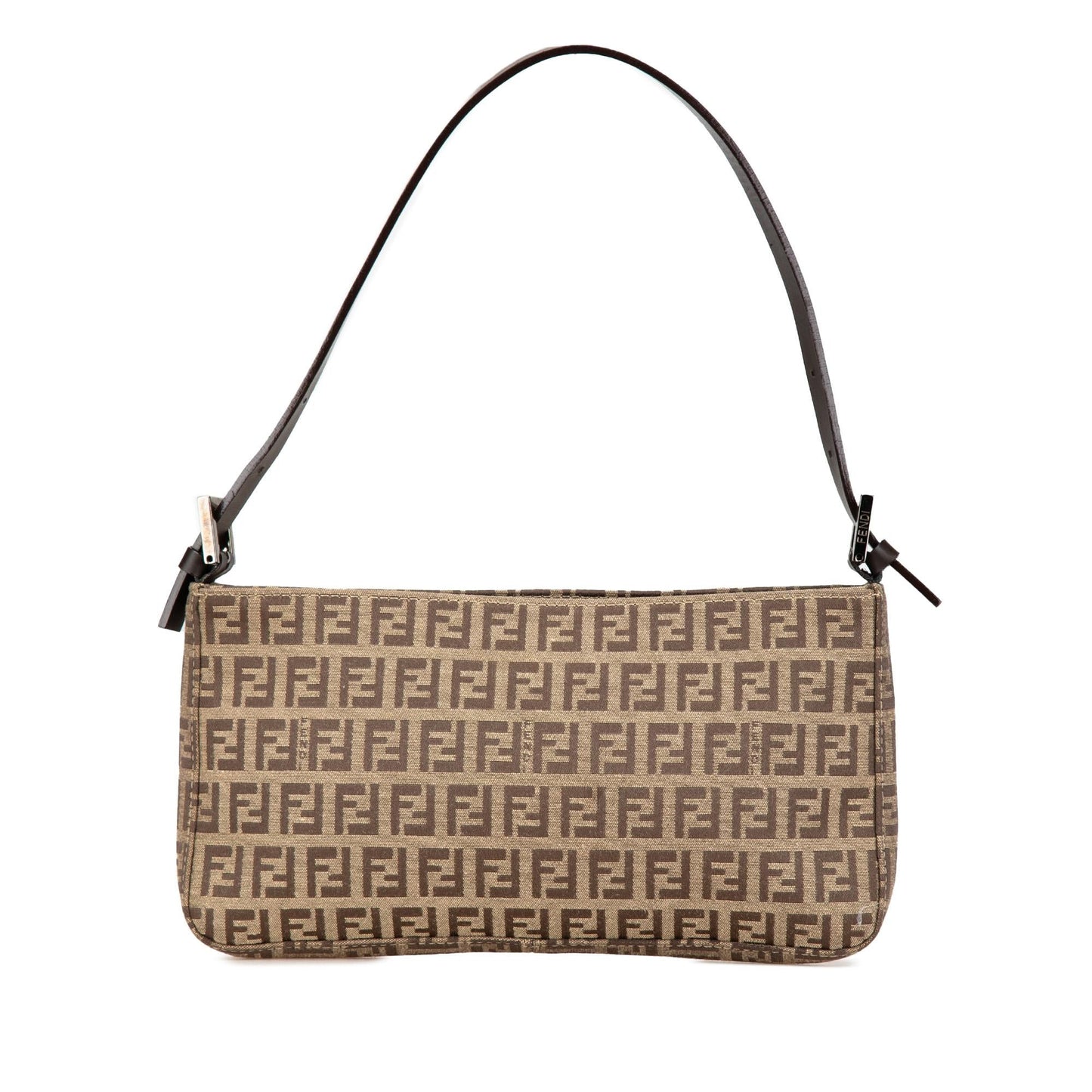 Fendi Zucchino Pochette Shoulder Bag Canvas Zucchino Canvas Pochette