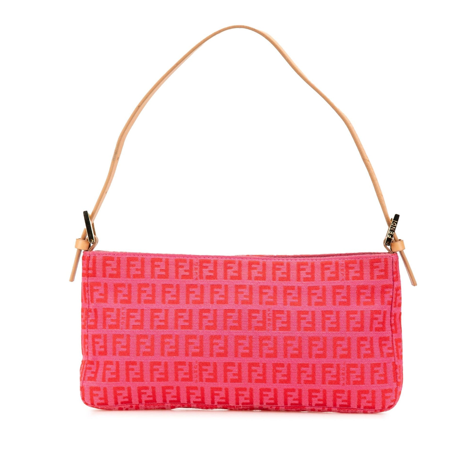 Fendi Zucchino Pochette Shoulder Bag Canvas Canvas Pochette 1