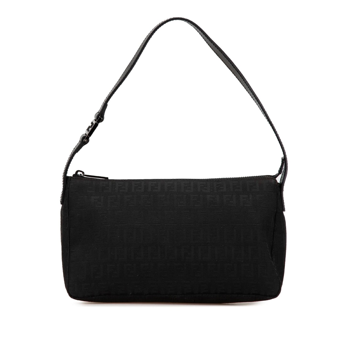 Fendi Zucchino Pochette Shoulder Bag Canvas Canvas Pochette 2
