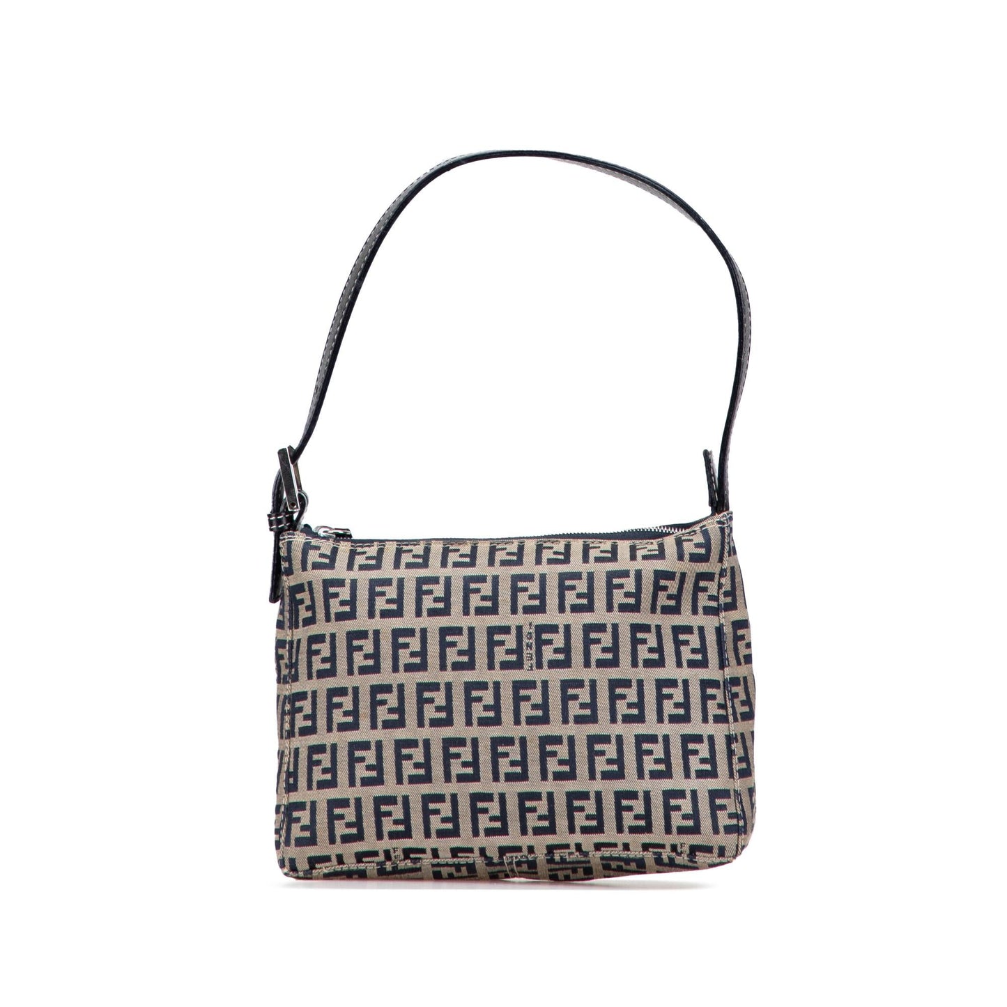 Fendi Zucchino Pochette Shoulder Bag Canvas Canvas Pochette 3