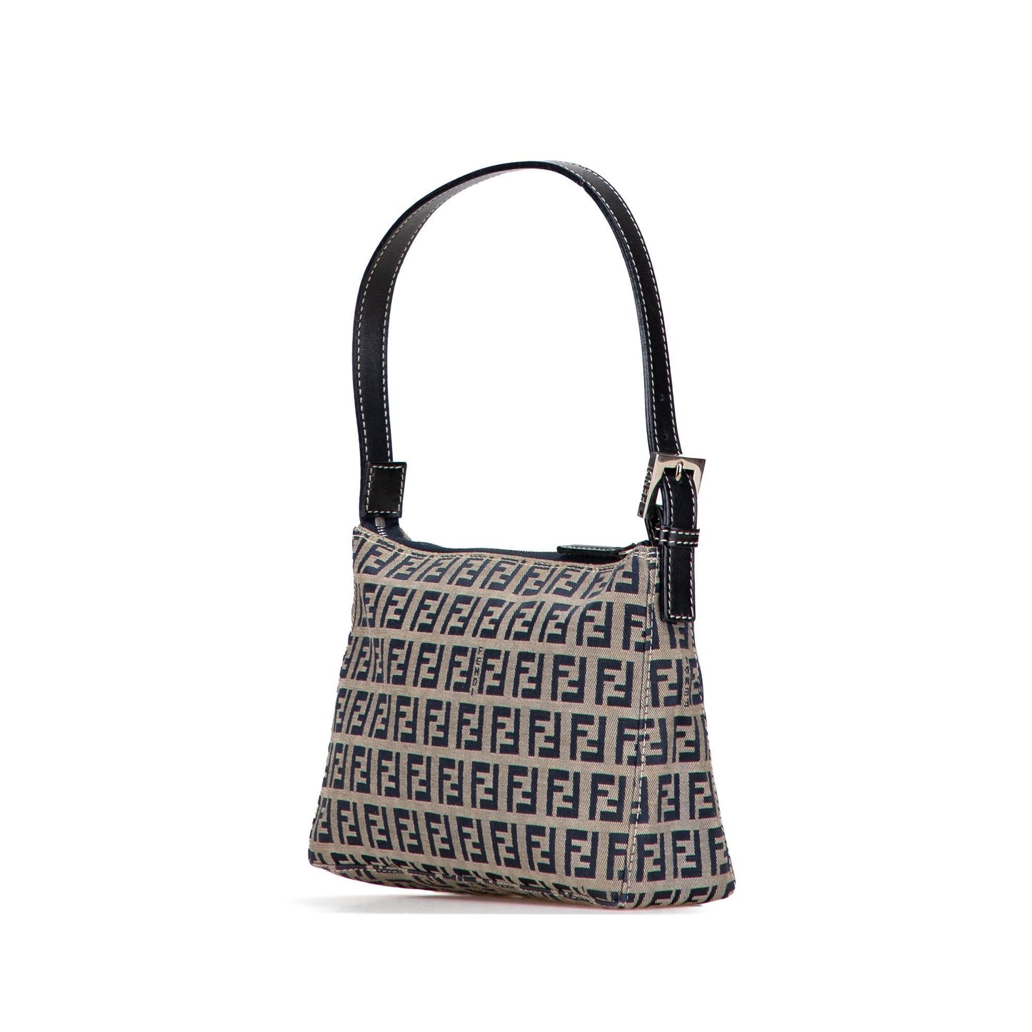 Fendi Zucchino Pochette Shoulder Bag Canvas Canvas Pochette 3