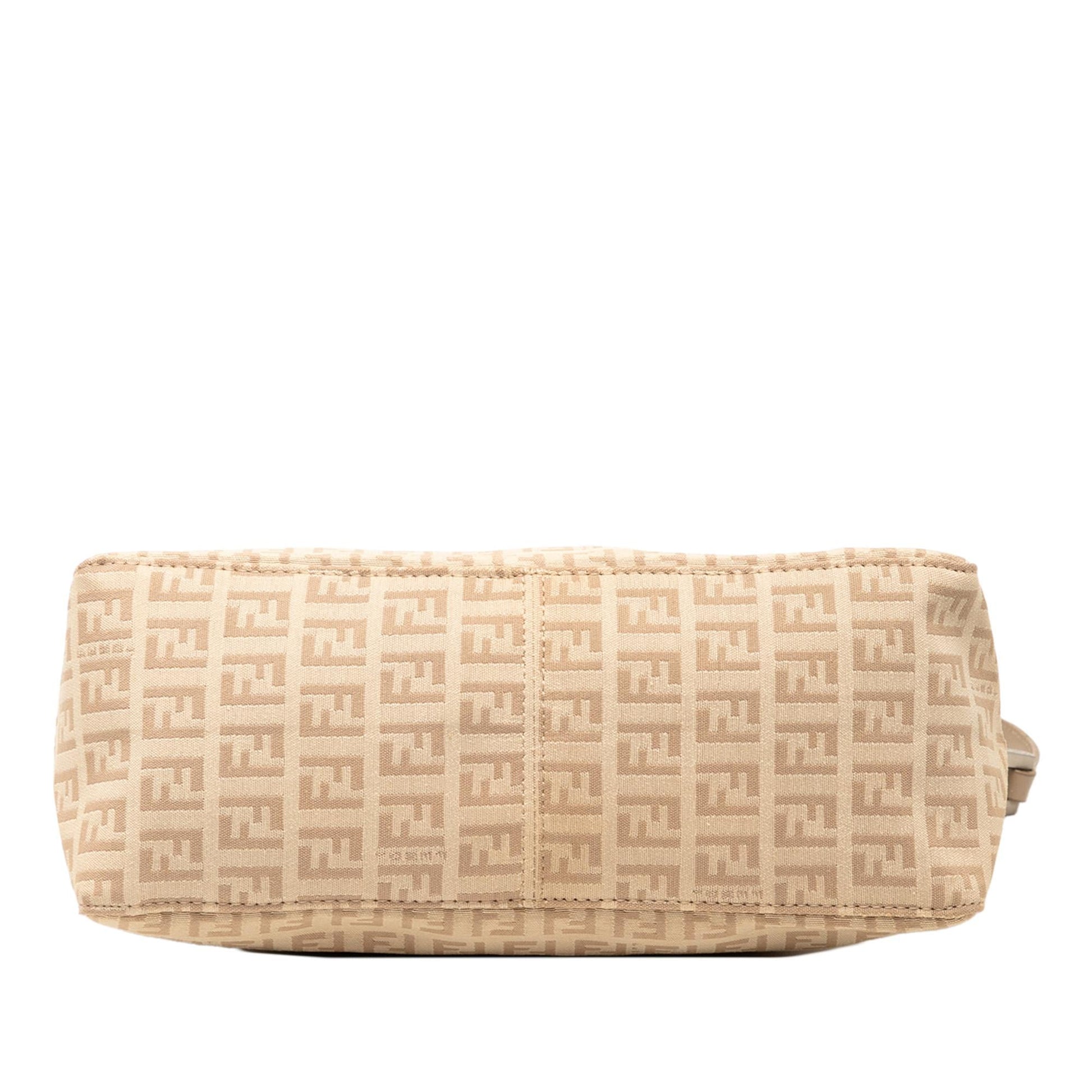 Fendi Zucchino Pochette Shoulder Bag Canvas