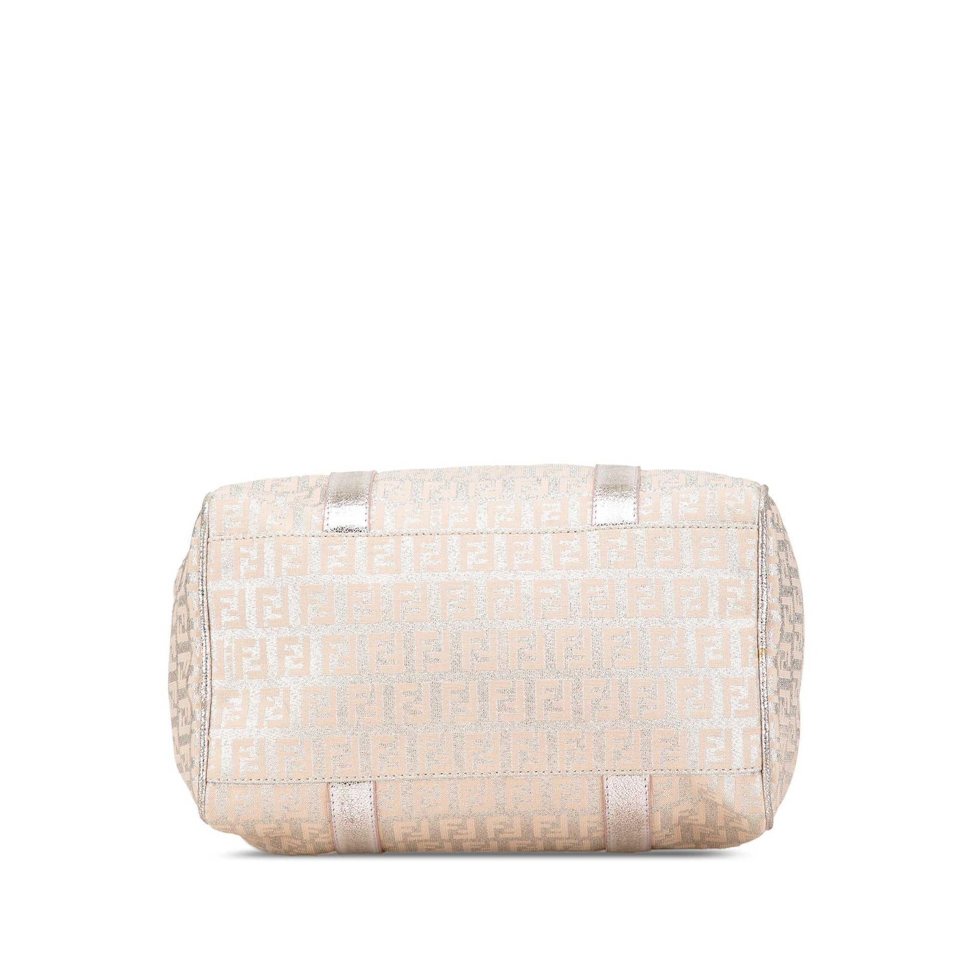 Fendi Zucchino Shine Bauletto Forever Shg Bmkxtk Satchel Bag Canvas