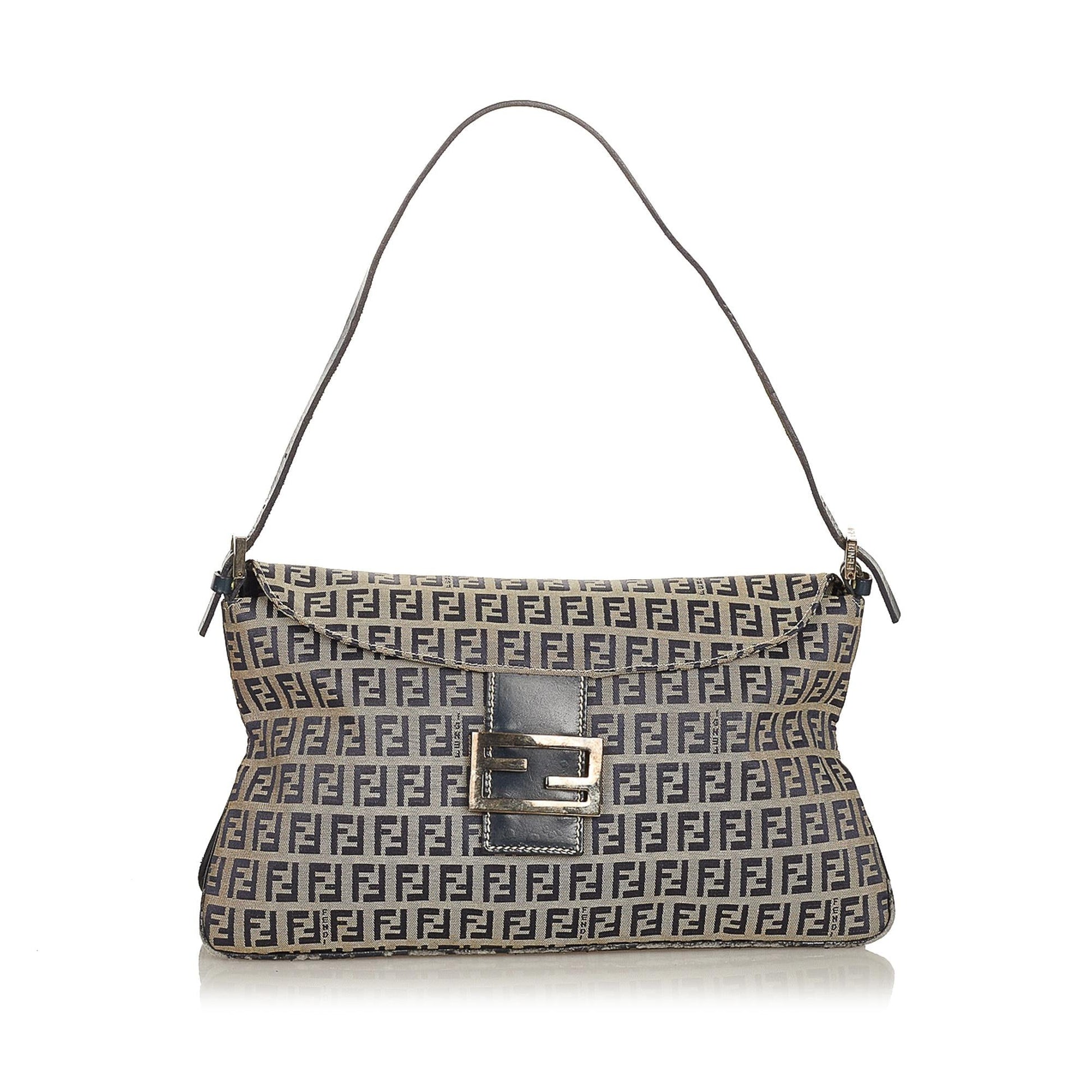 Fendi Zucchino Shoulder Bag Shg Canvas Bag Shg 26236