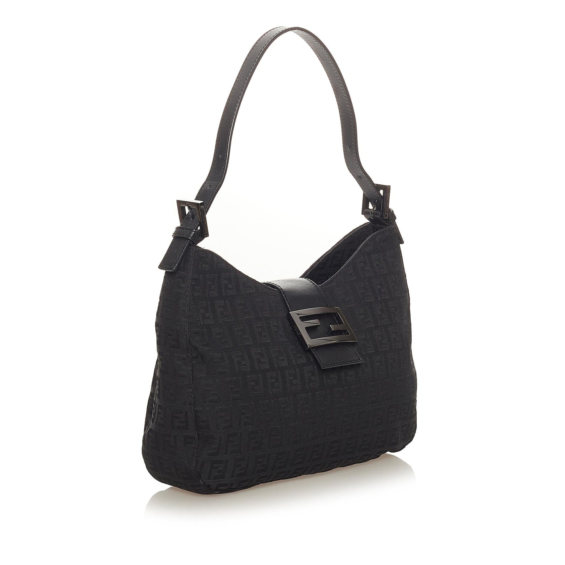 Fendi Zucchino Shoulder Bag Shg Canvas Bag Shg 27368