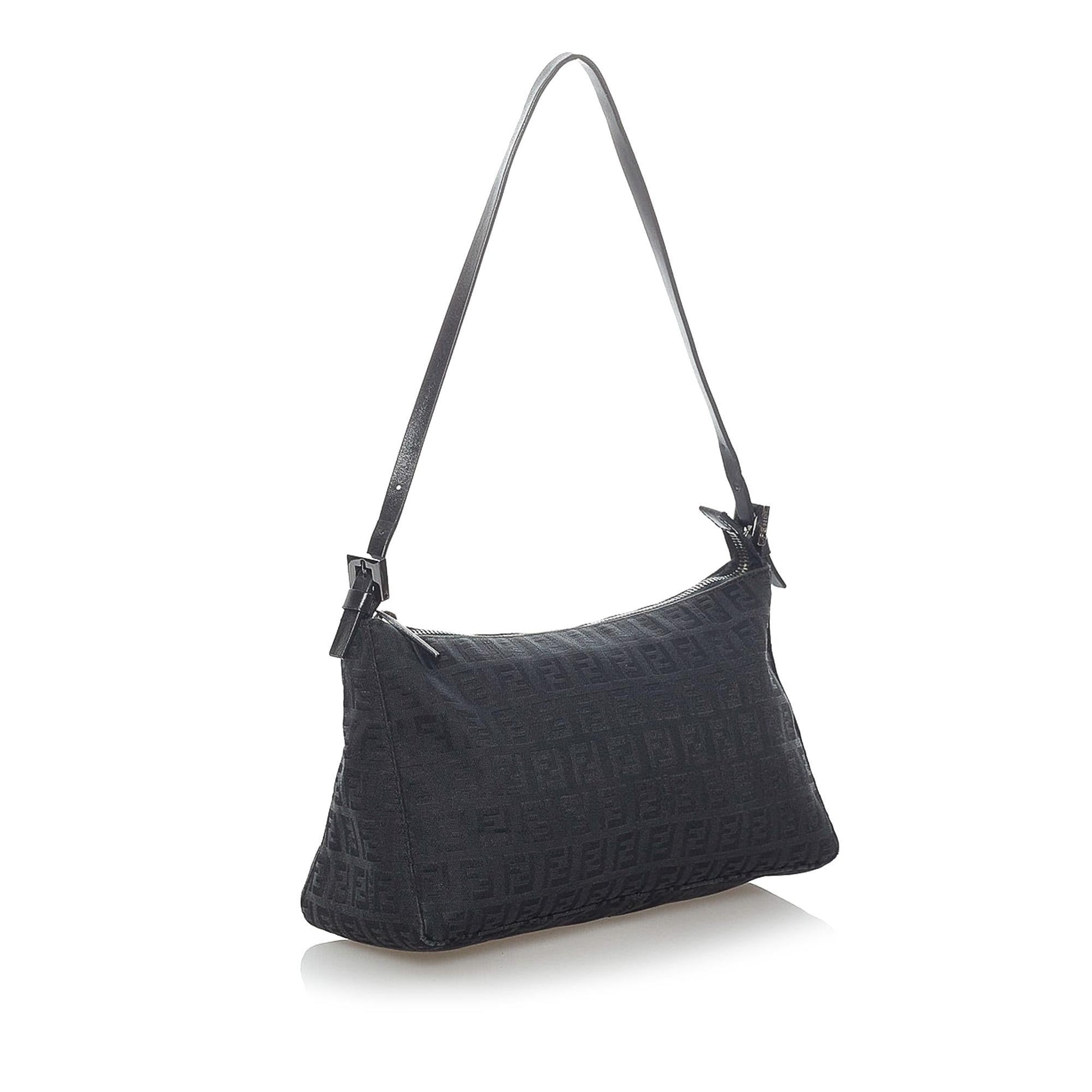 Fendi Zucchino Shoulder Bag Shg Canvas Bag Shg 31421