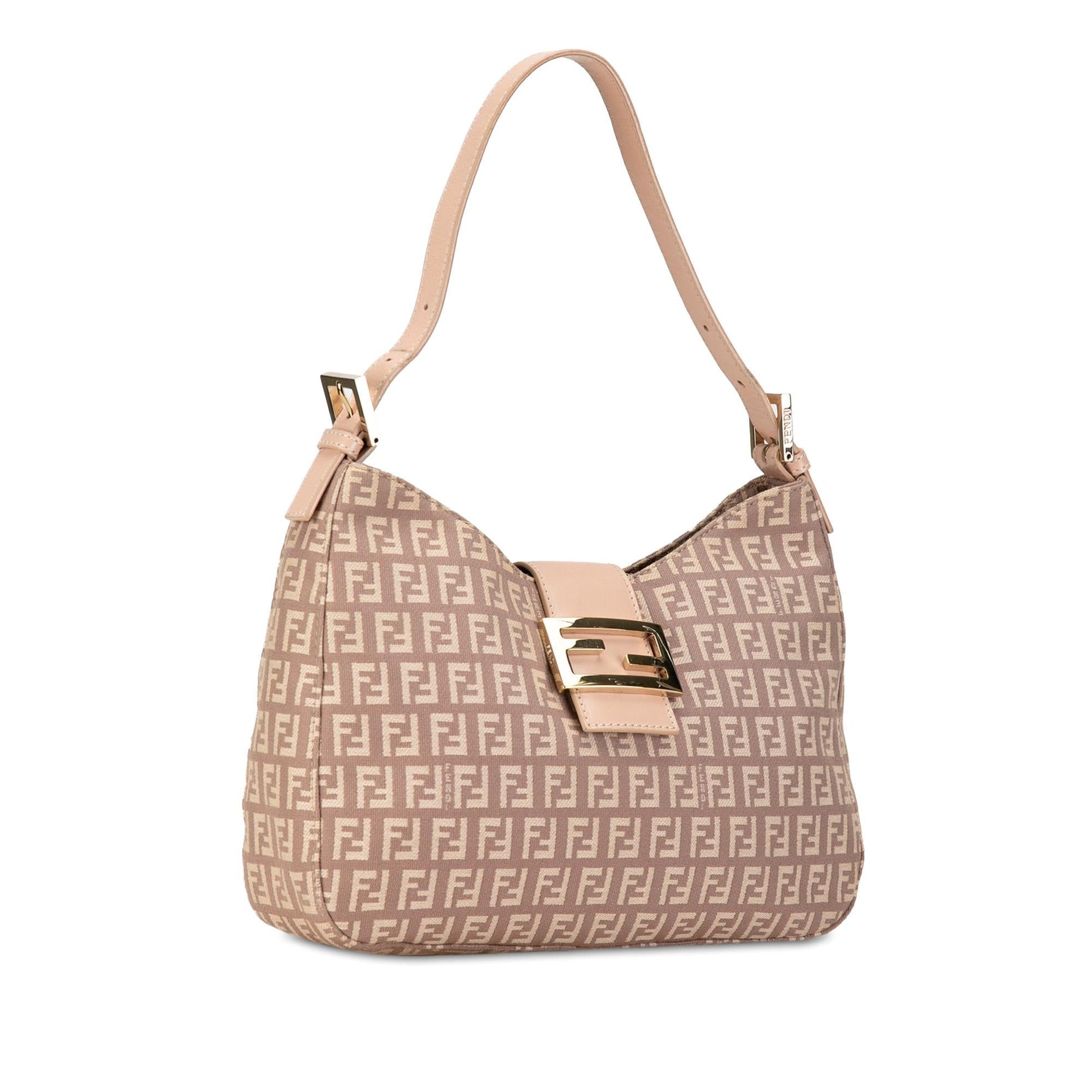 Fendi Zucchino Shoulder Bag Shg Gzfhj2 Canvas