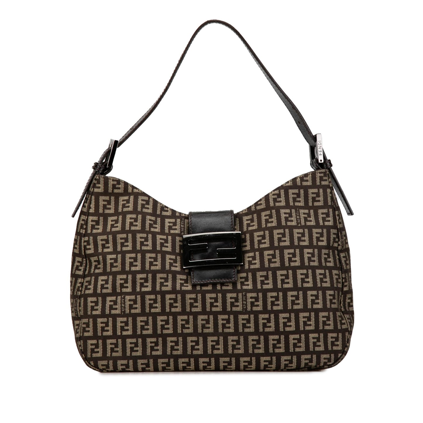 Fendi Zucchino Shoulder Bag Shg Canvas