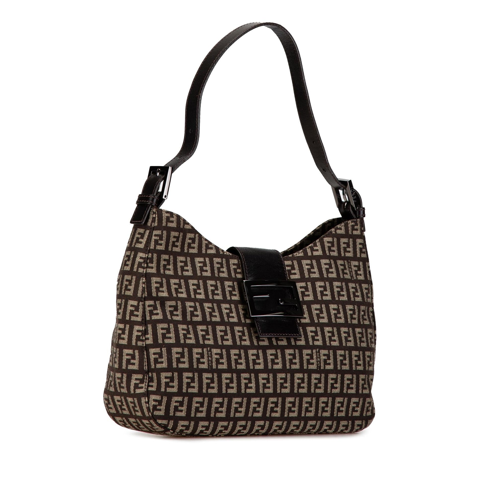 Fendi Zucchino Shoulder Bag Shg Wxfu66 Canvas
