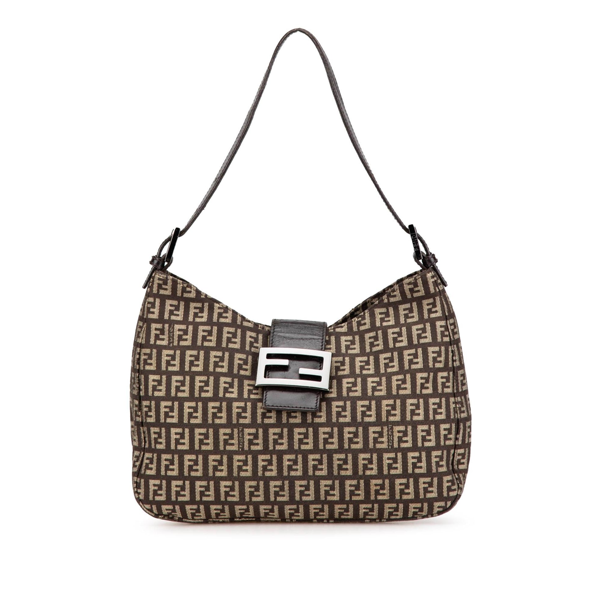 Fendi Zucchino Shoulder Bag Shg Wd0Jwv Canvas